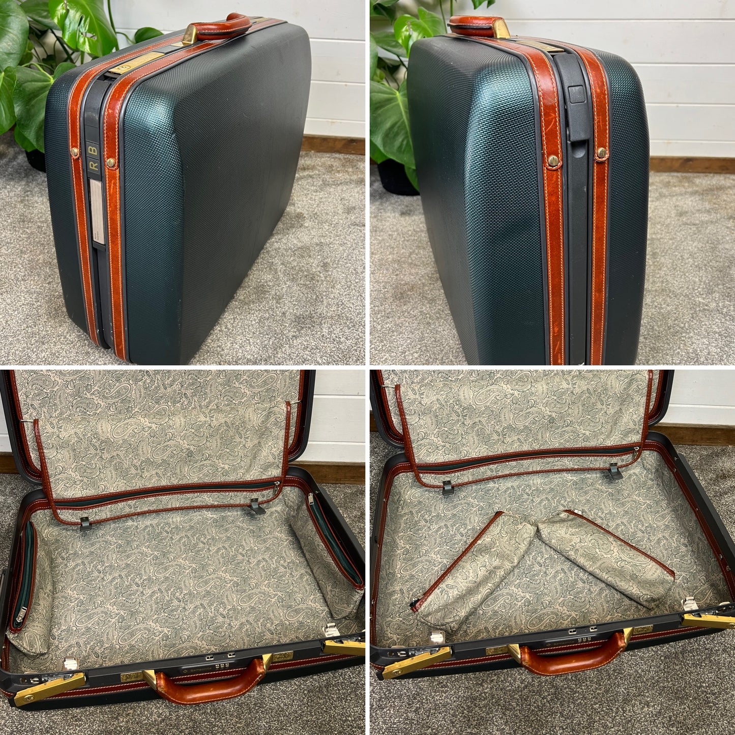 Samsonite Suitcase Limited Edition Jaguar Hard Shell Luxury Luggage Case