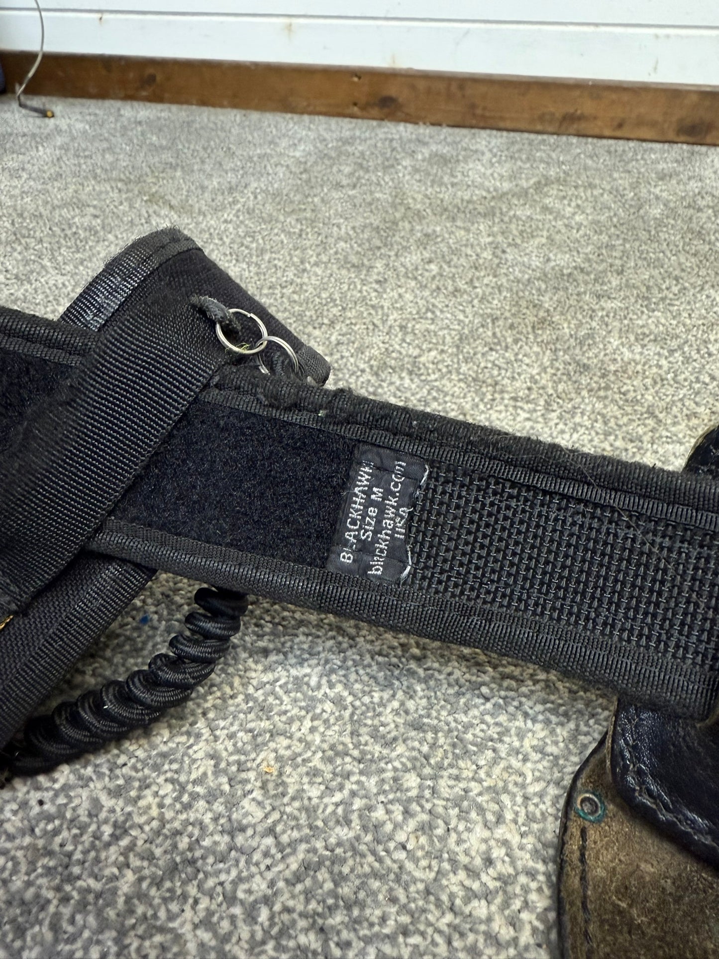 Ex Police Equipment Duty Belt With Pouches Genuine Collectible Cosplay Film Display Security
