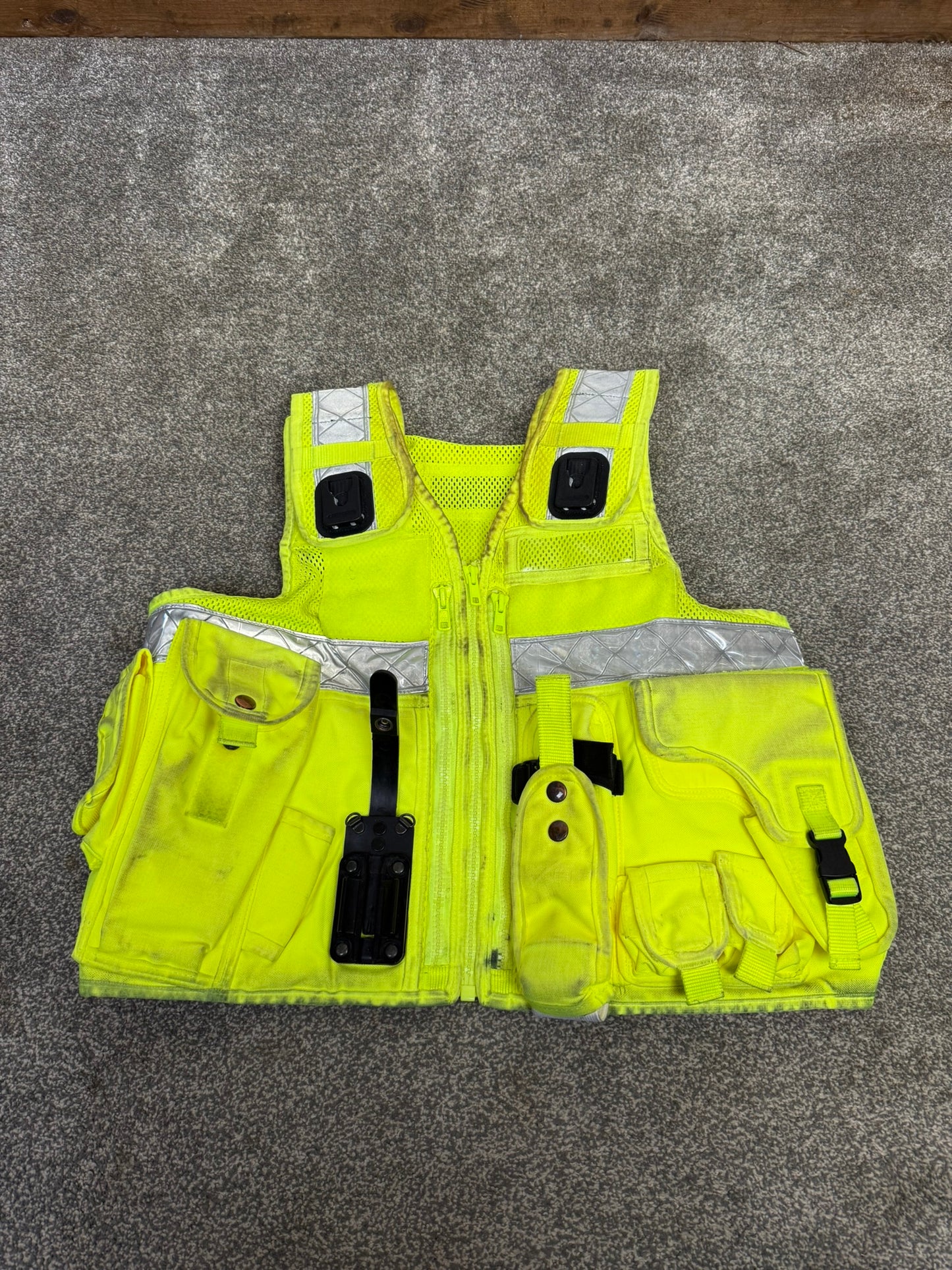 Ex Police Arktis Hi Vis Utility Vest Tac Vest SMALL Patrol Security Doorman Dog Handler