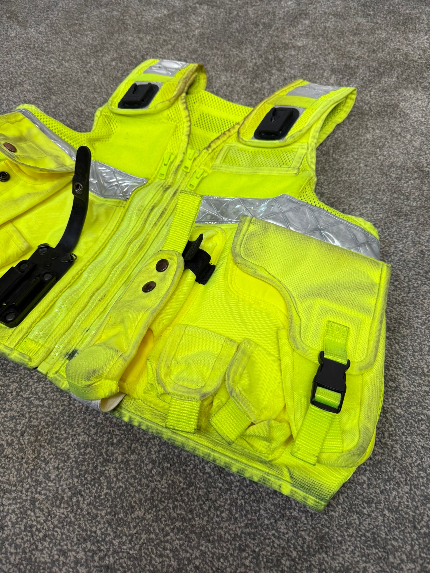 Ex Police Arktis Hi Vis Utility Vest Tac Vest SMALL Patrol Security Doorman Dog Handler