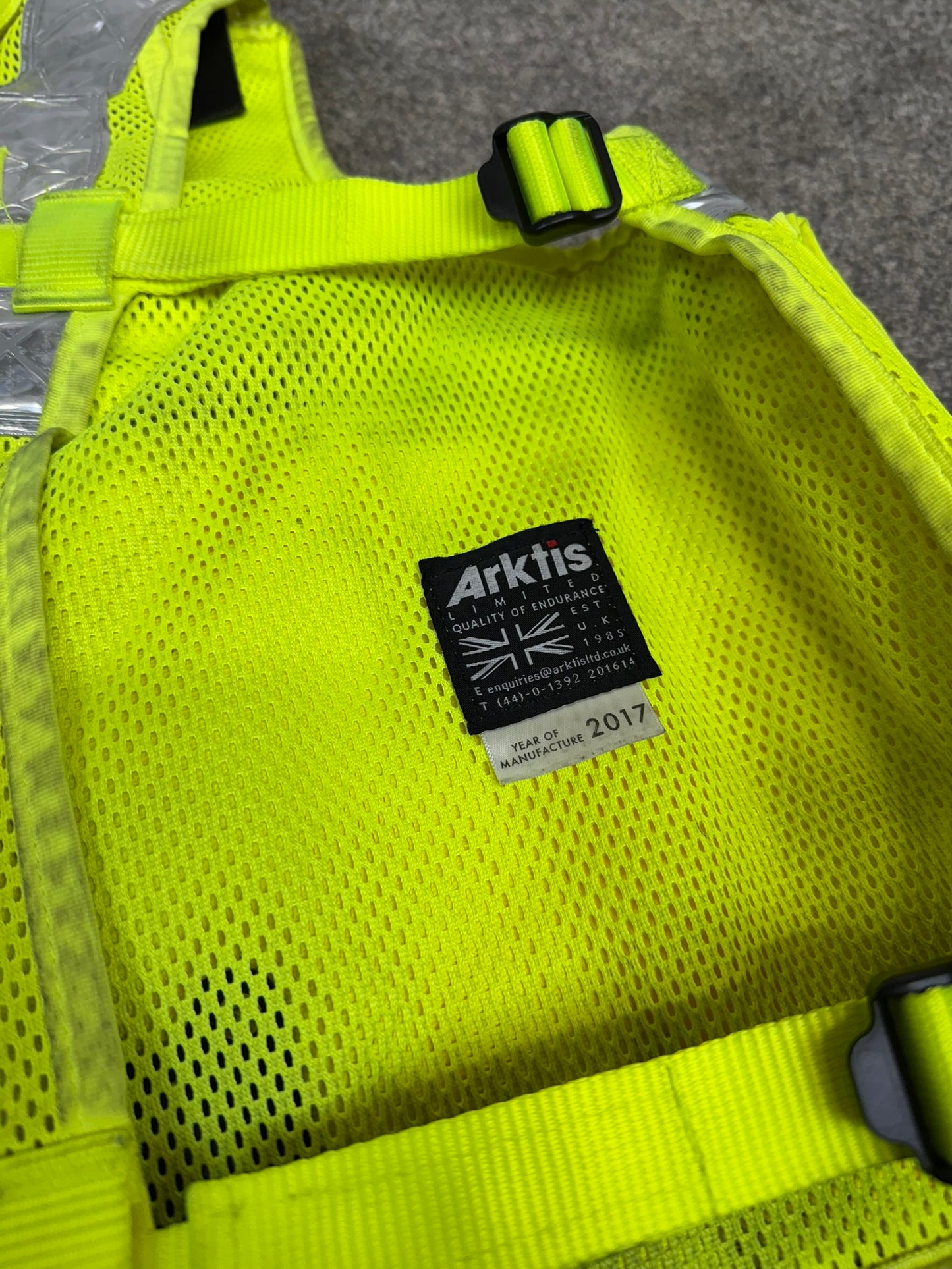 Ex Police Arktis Hi Vis Utility Vest Tac Vest SMALL Patrol Security Doorman Dog Handler