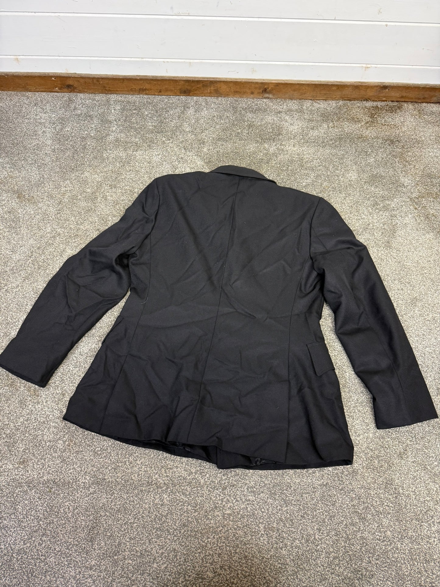 Ex Police Black Tunic 42.5" Queens Crown Buttons Dewhirst Fancy Dress Theatre