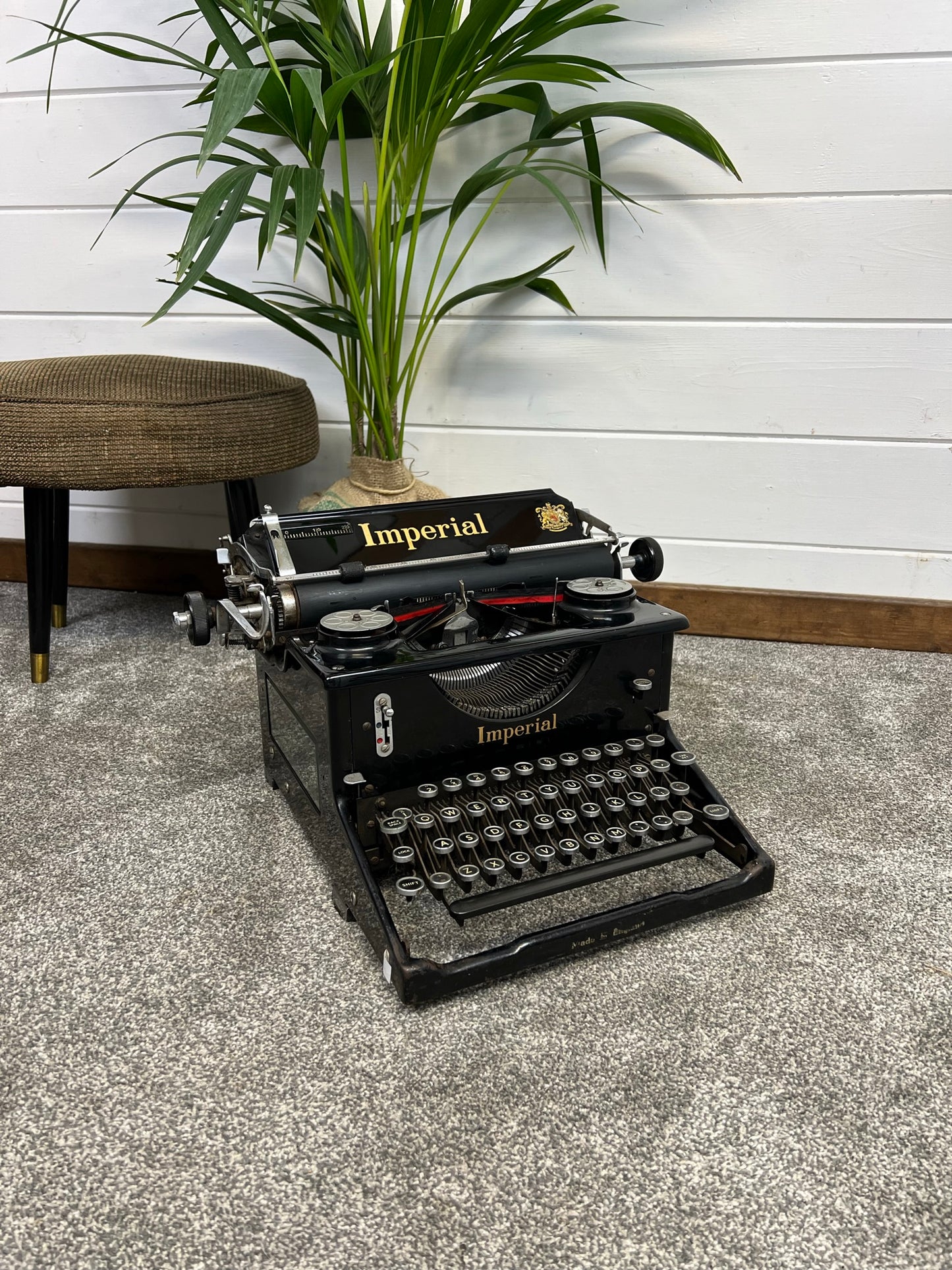 Vintage Imperial 50 Typewriter 30's 40's Industrial Retro Home Decor Display