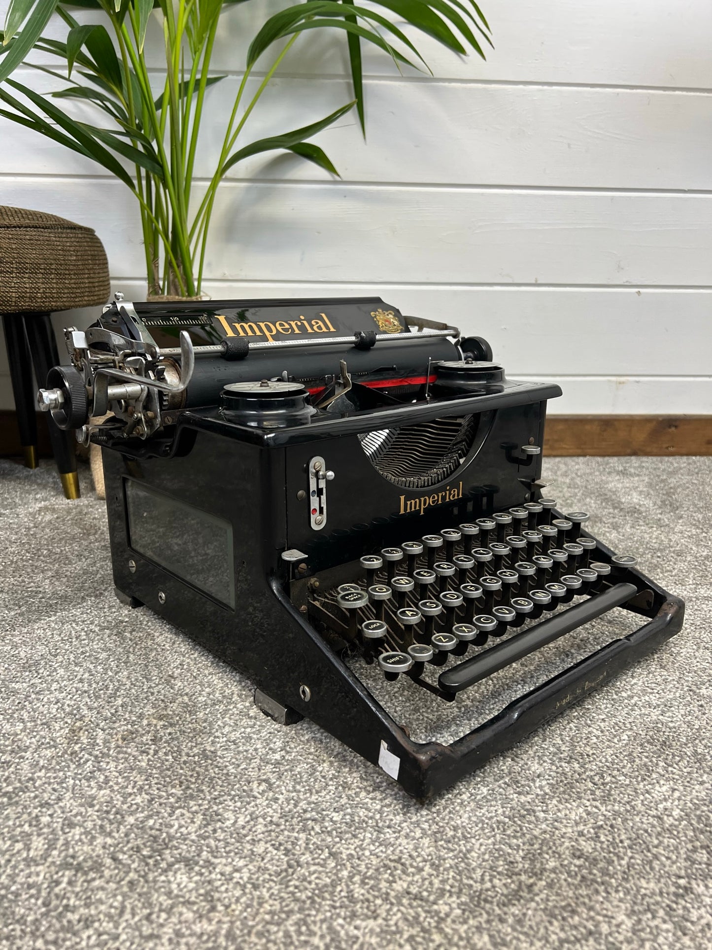 Vintage Imperial 50 Typewriter 30's 40's Industrial Retro Home Decor Display