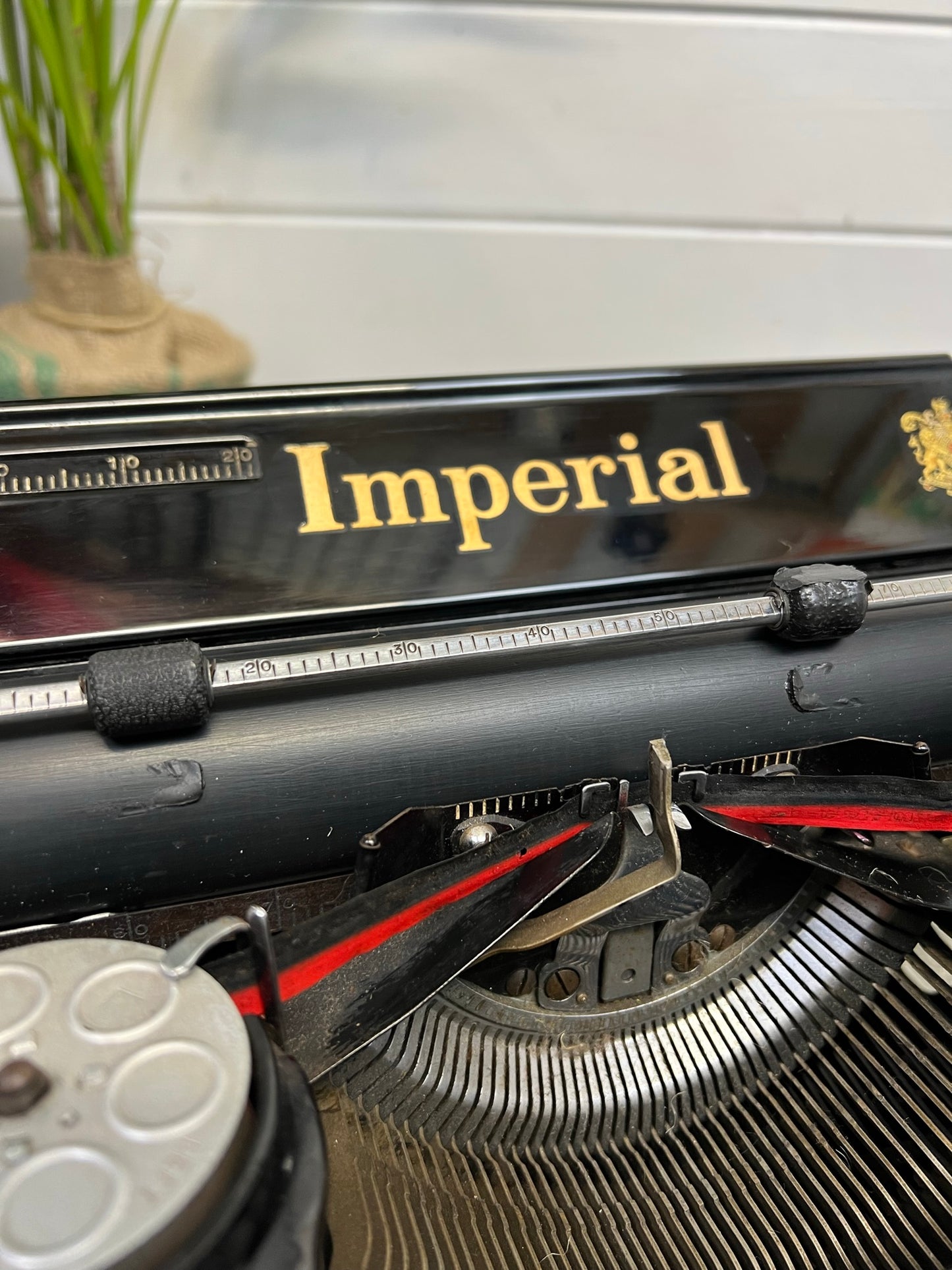 Vintage Imperial 50 Typewriter 30's 40's Industrial Retro Home Decor Display