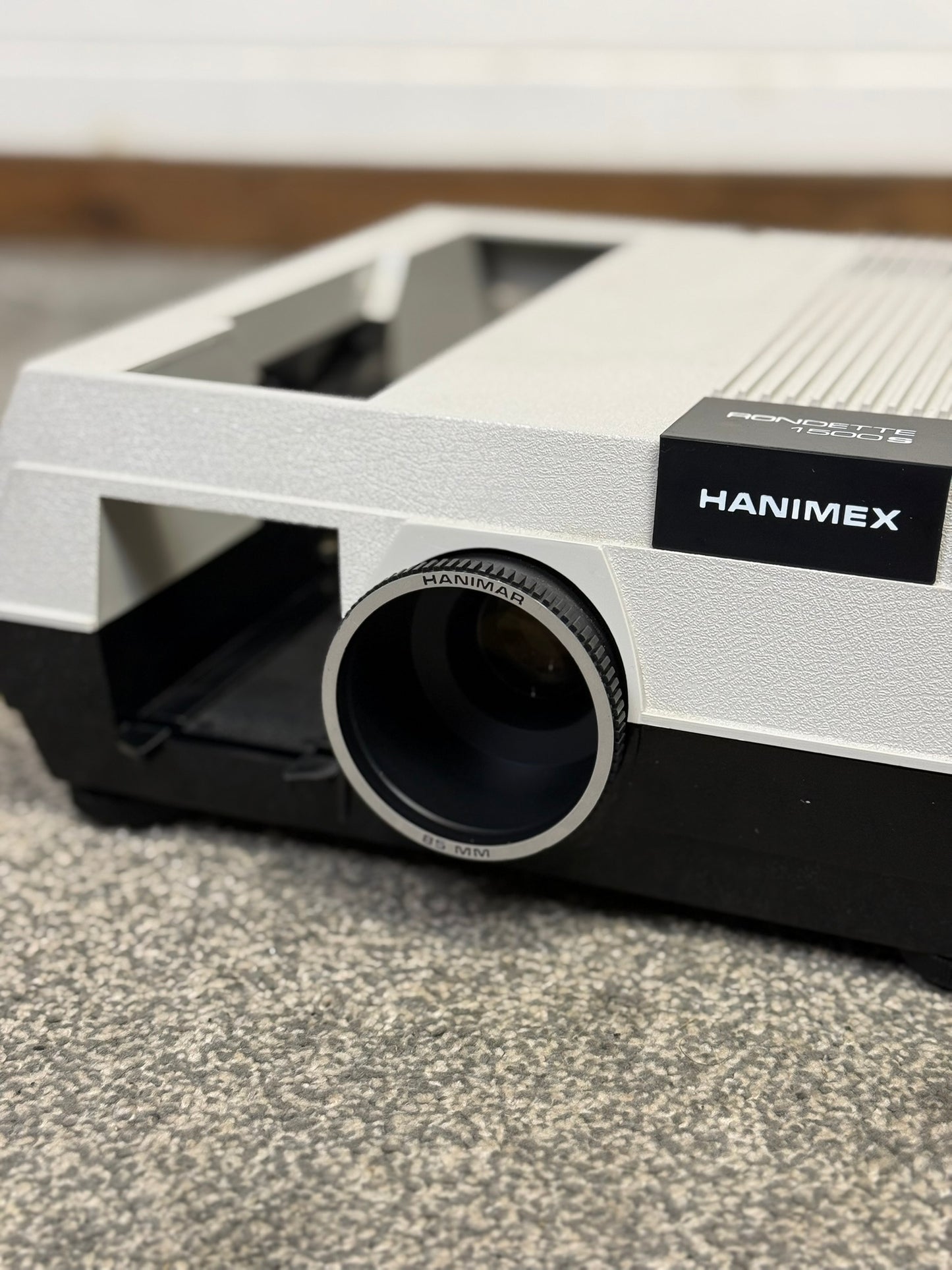 Vintage Hanimex Rondette 1500s Slide Projector 35mm 50's Retro Decor