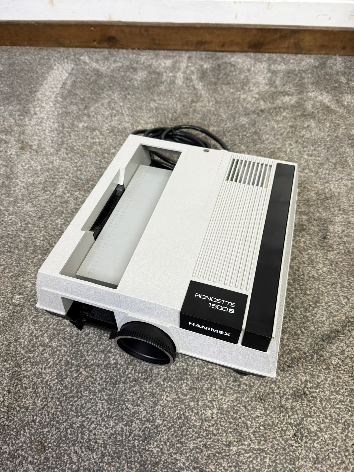 Vintage Hanimex Rondette 1500s Slide Projector 35mm 50's Retro Decor