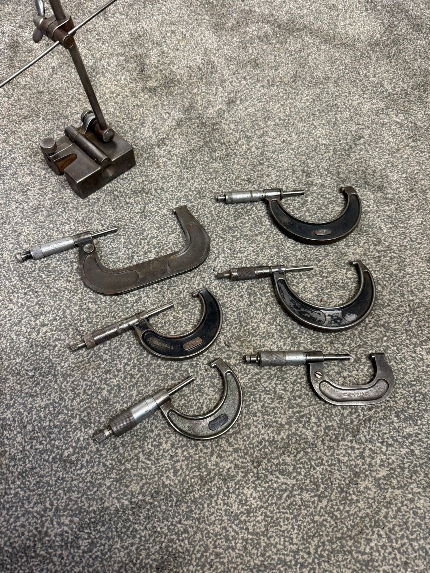 Vintage Micrometer & Surface Gauge Job Lot Vintage Engineering Tools