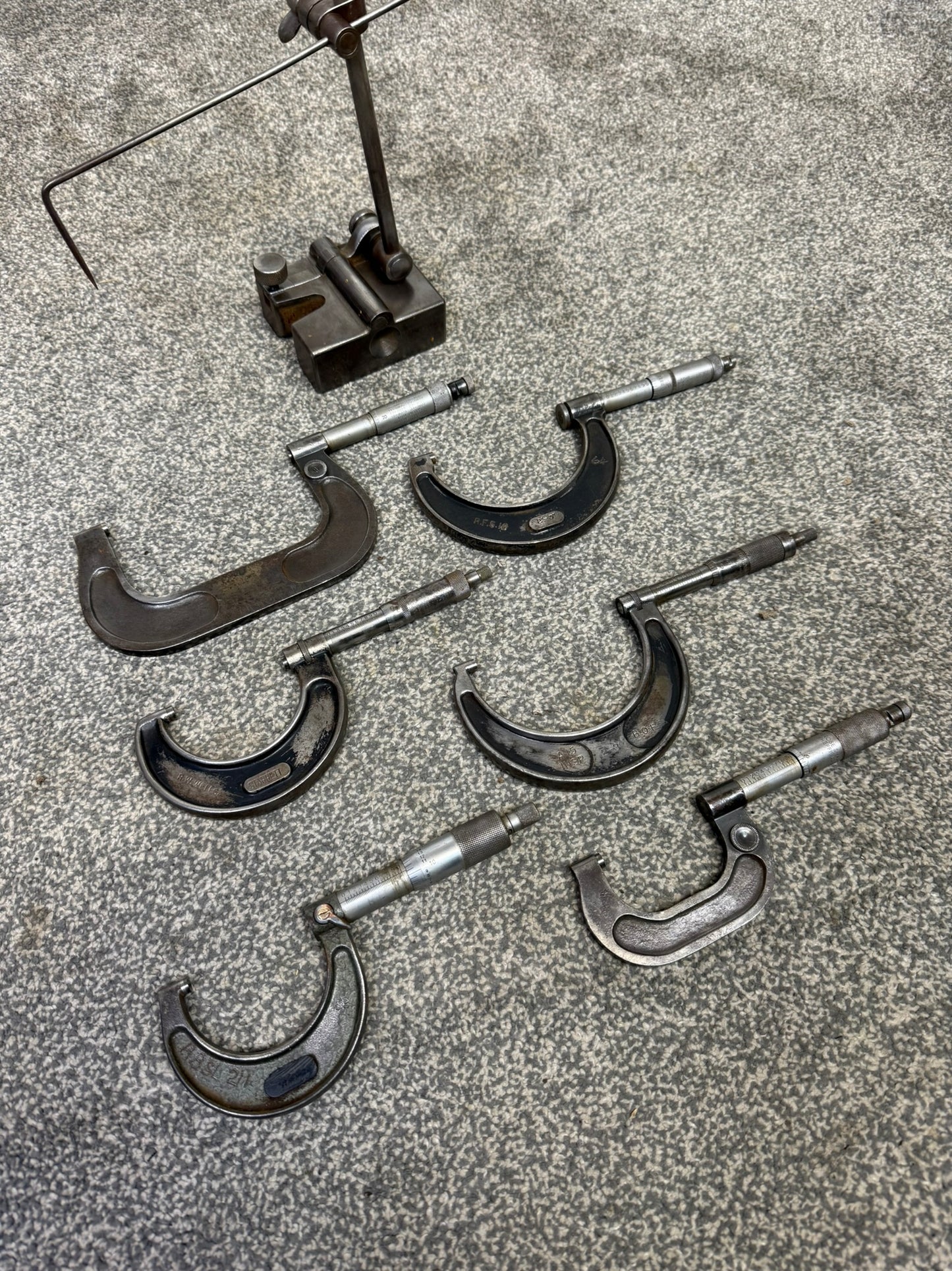 Vintage Micrometer & Surface Gauge Job Lot Vintage Engineering Tools