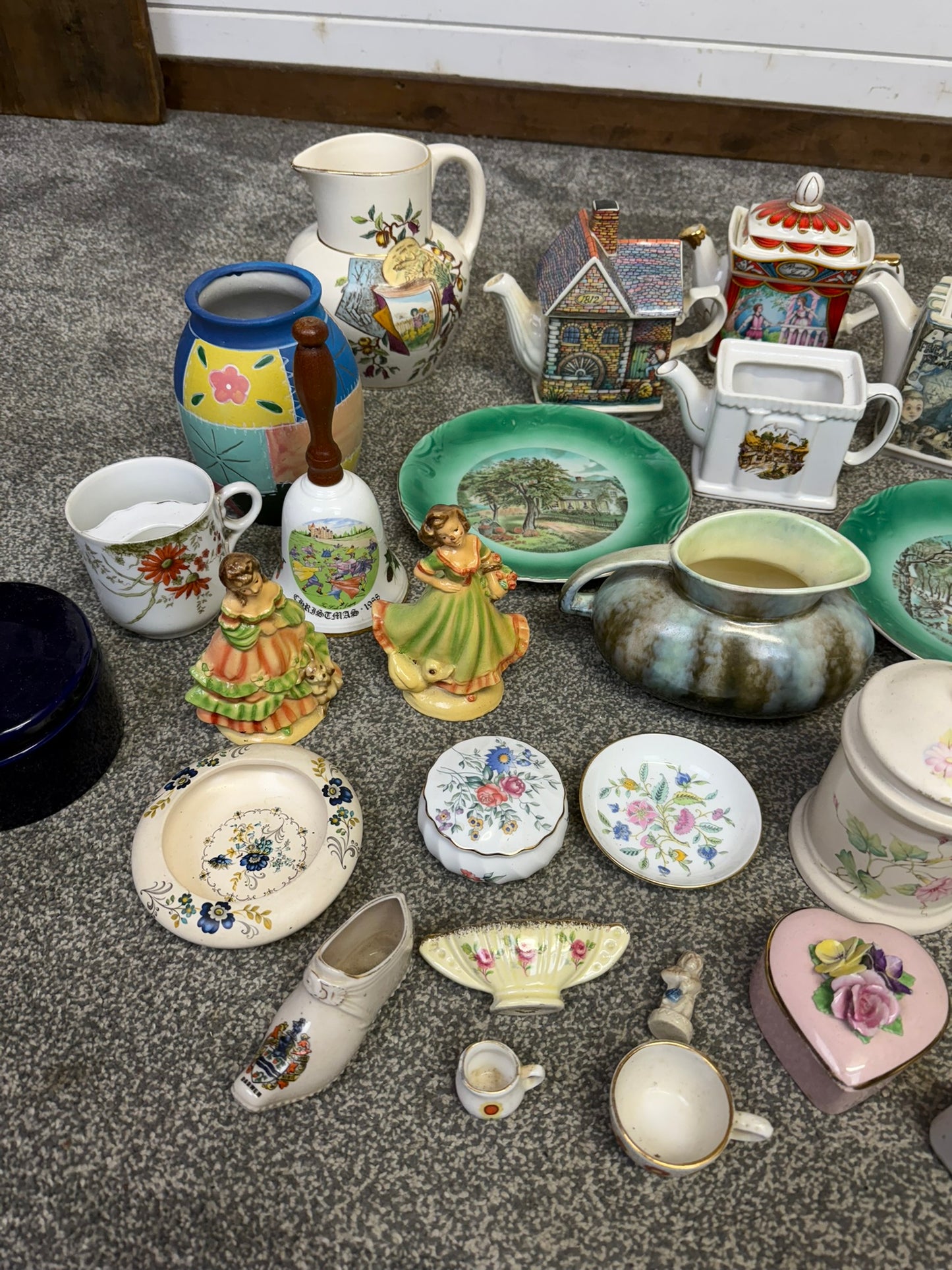 Vintage Ceramic Pottery Bone China Job Lot Ornaments Teapot Collectors Display
