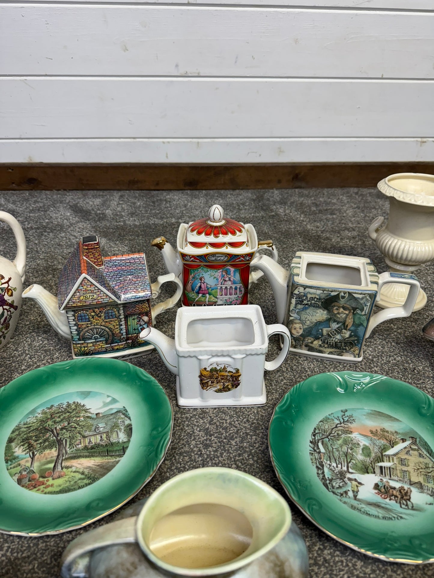 Vintage Ceramic Pottery Bone China Job Lot Ornaments Teapot Collectors Display