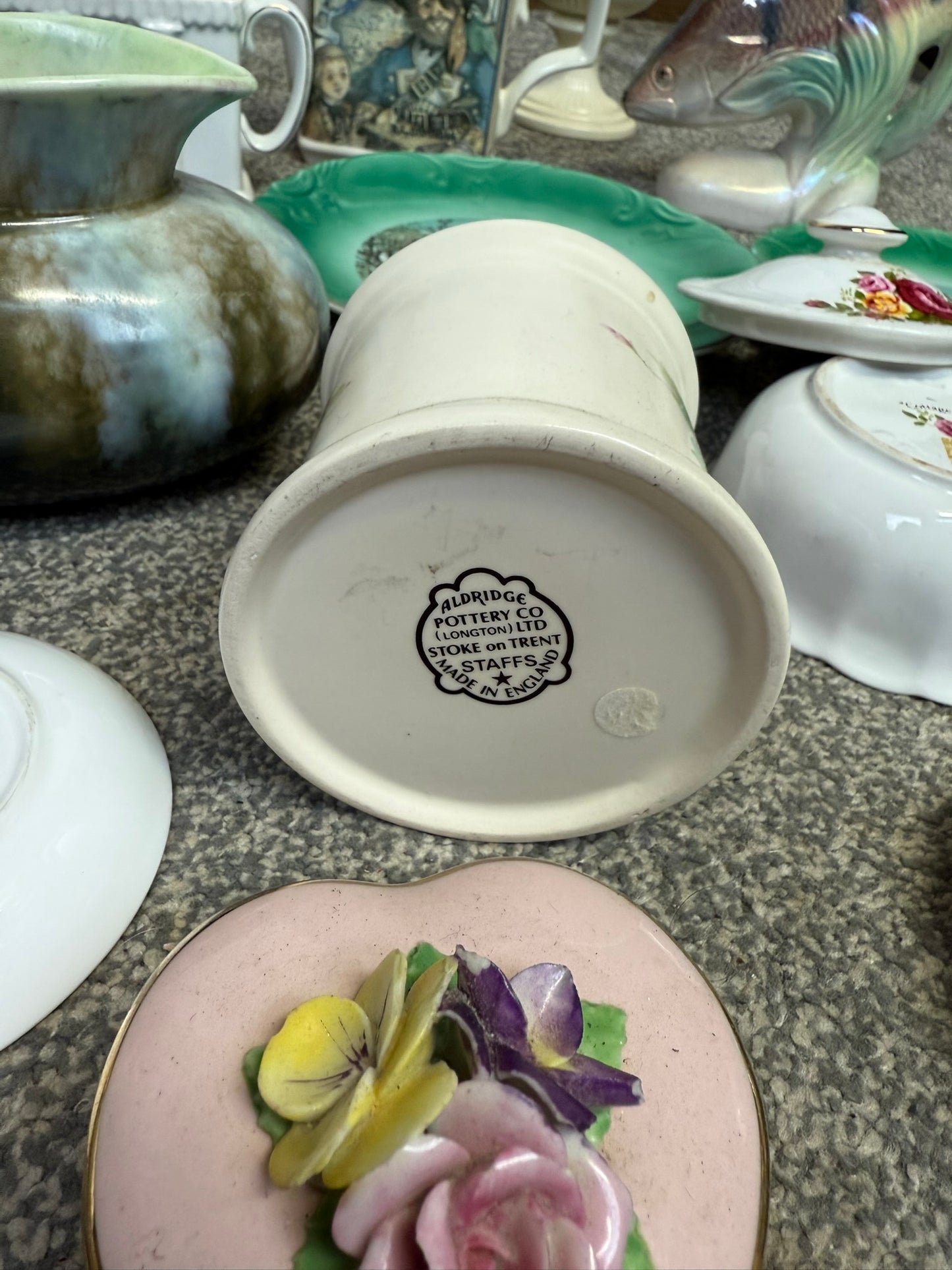Vintage Ceramic Pottery Bone China Job Lot Ornaments Teapot Collectors Display