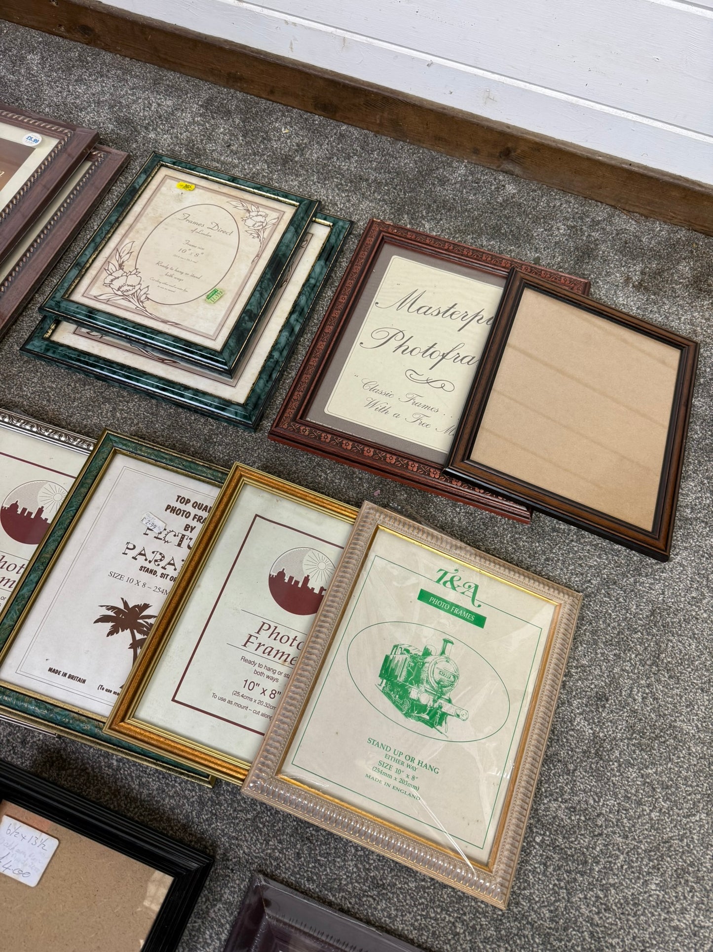 Job Lot of 18x Vintage Photo Frames Mixed Sizes & Styles Picture Frames Bundle