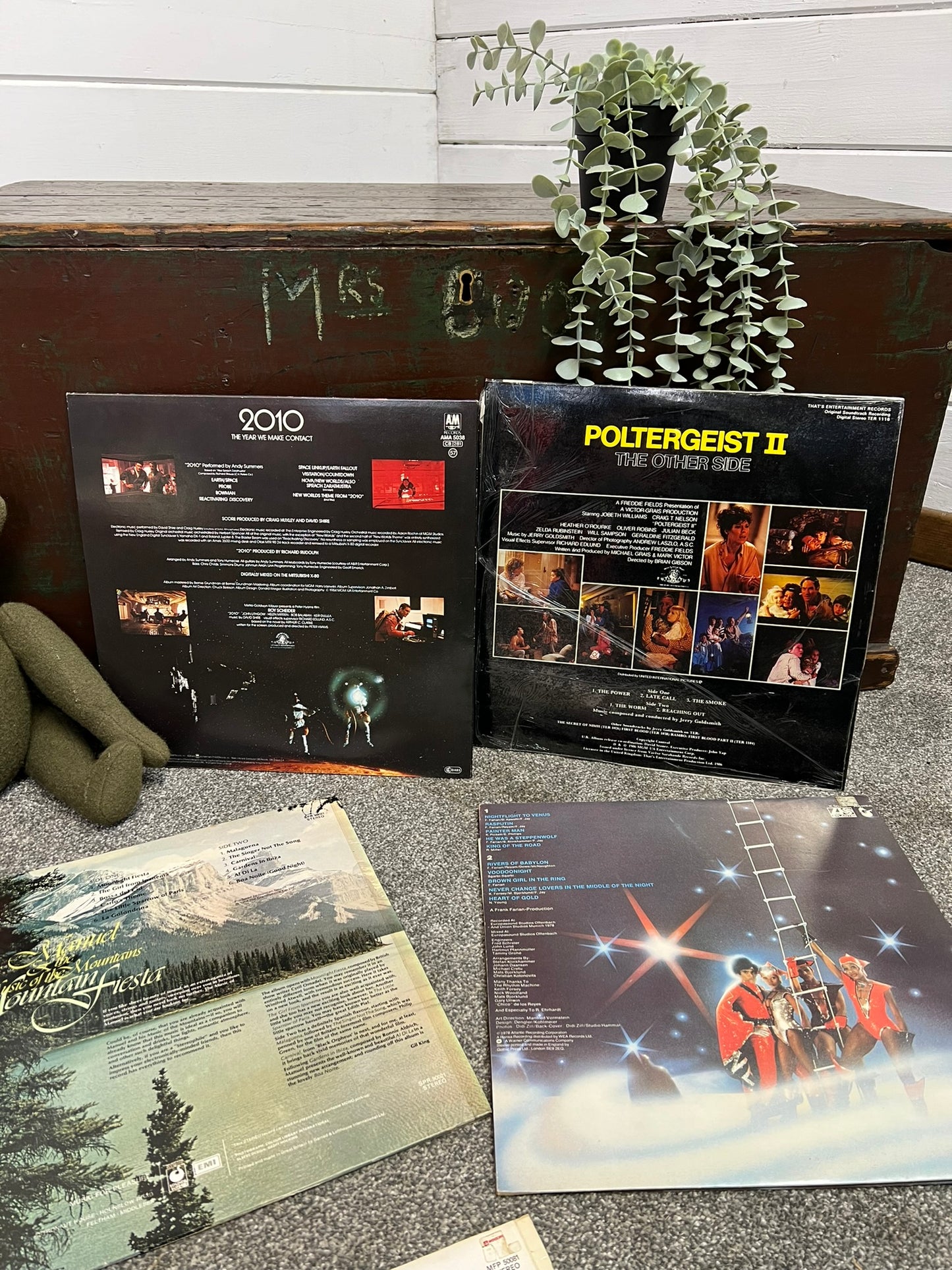 7x Vintage Bundle Retro LP Vinyl Records Job Lot Wall Art Decor Collectors