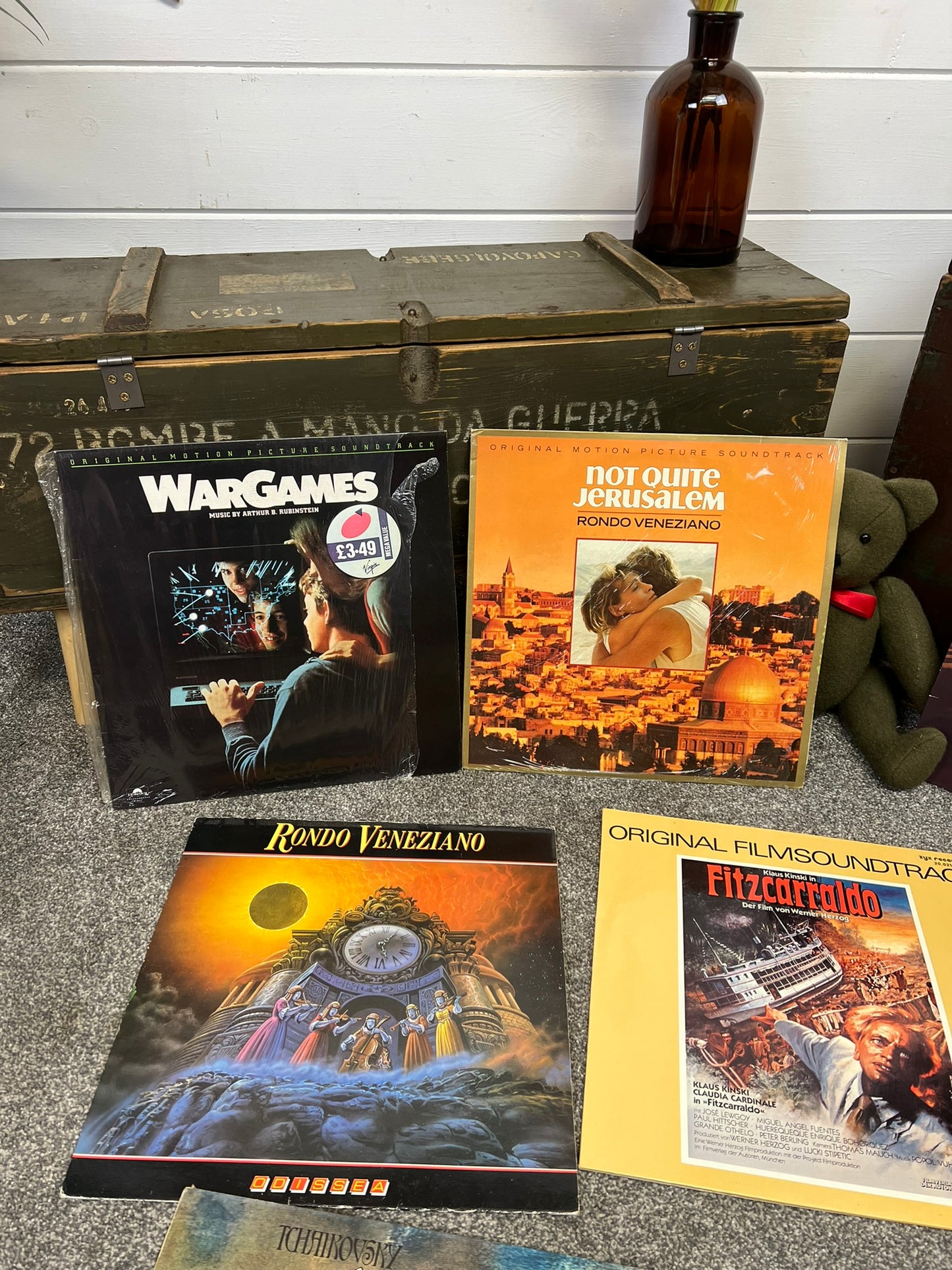 9x Vintage LP Records Bundle Job Lot Vinyl Records Wall Art Decor