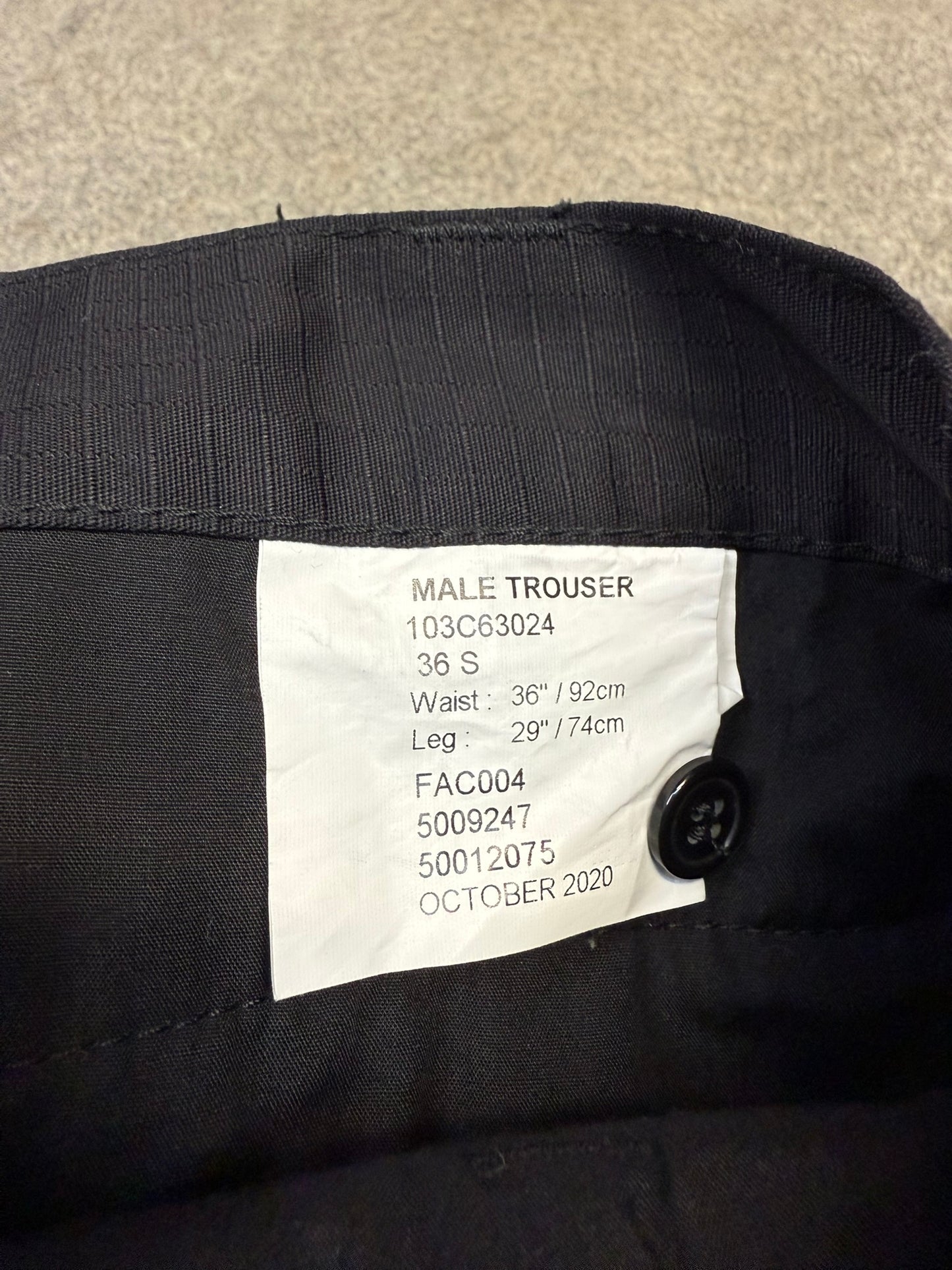 2x Ex Police Ripstop Cargo Trousers 36" Waist Security Dog Handler Work