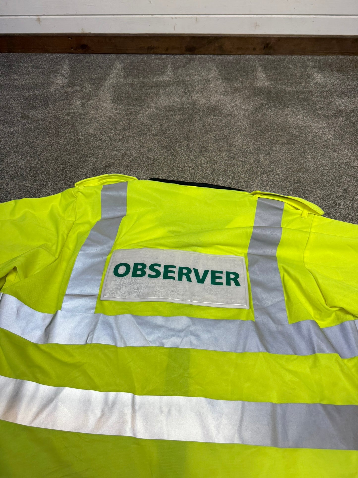 Ex Paramedic OBSERVER Hi Vis Vest Genuine Ex Ambulance