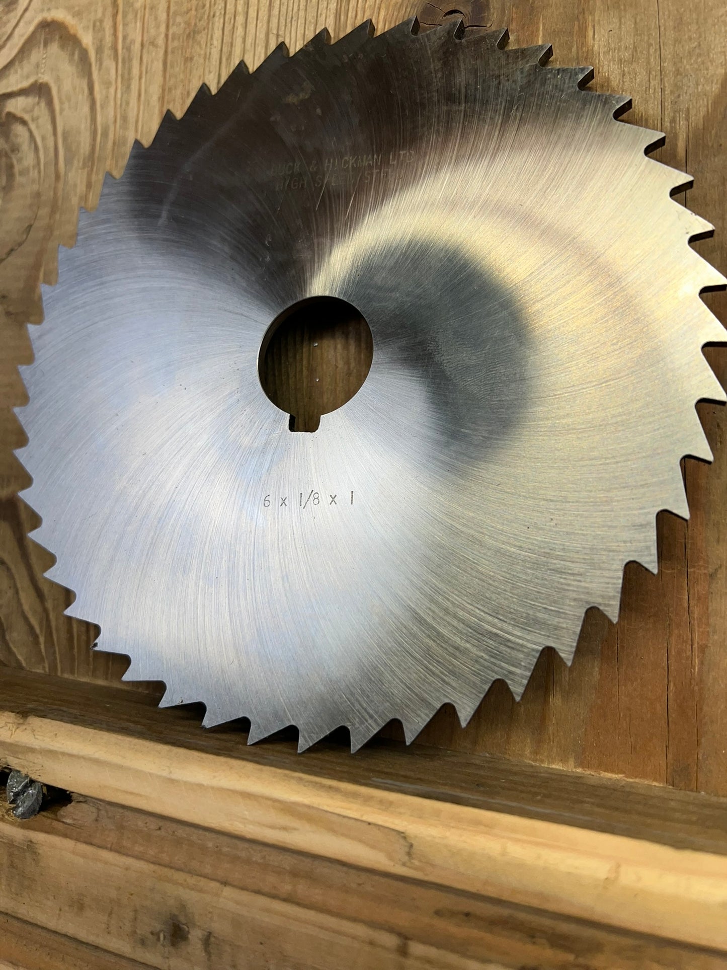 3x Buck & Hickman 6 x 1/8 x 1 High Speed Slitting Saw Job Lot