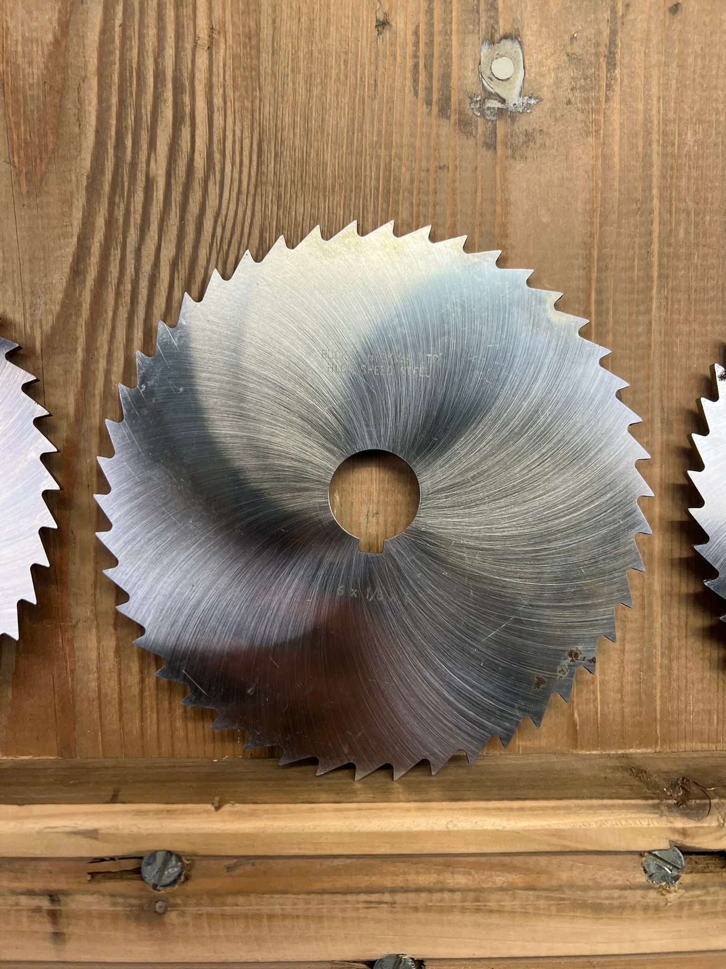 3x Buck & Hickman 6 x 1/8 x 1 High Speed Slitting Saw Job Lot