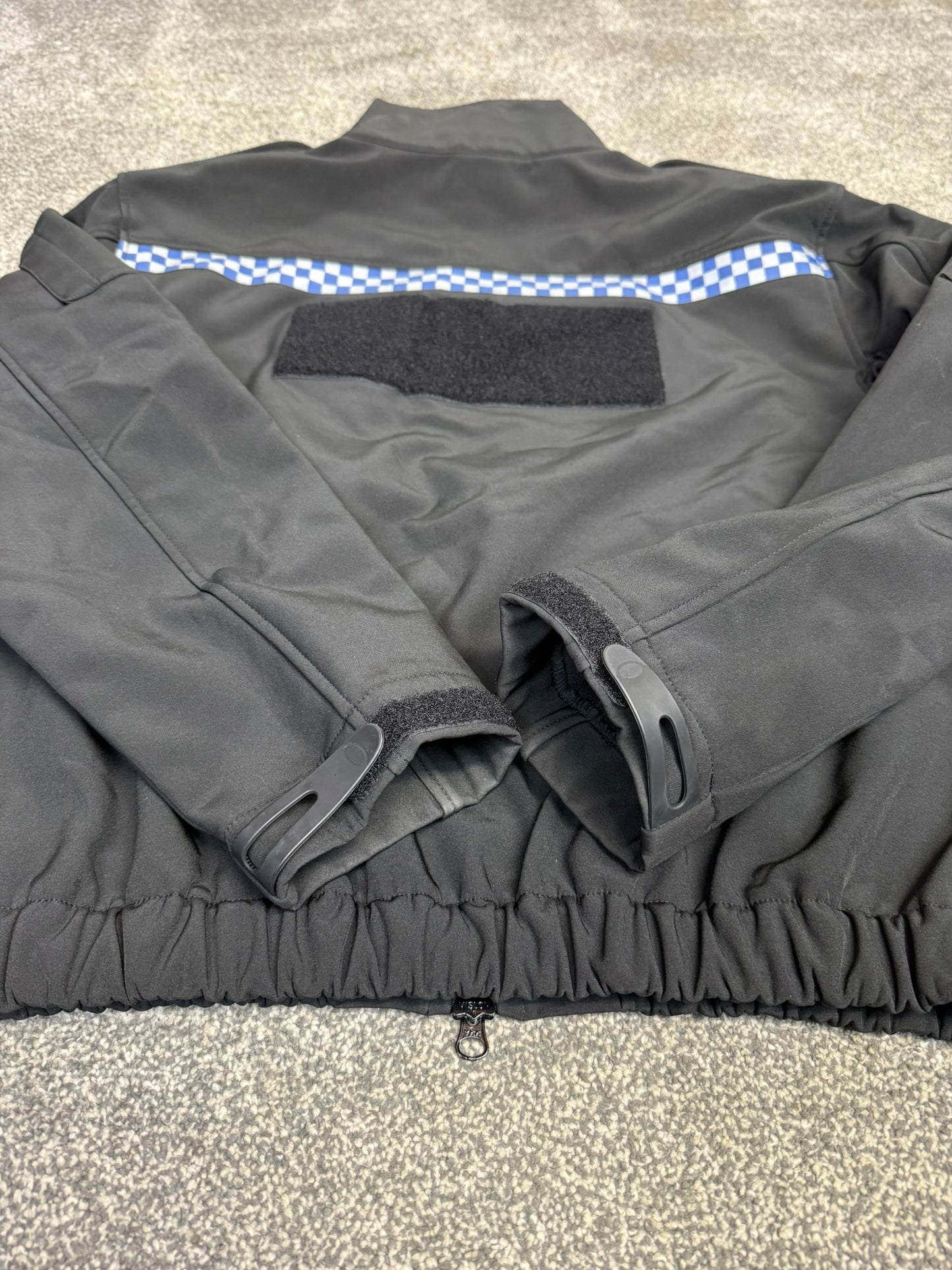 Ex Police Black Soft Shell Fleece Reflective Security Riding Theatre