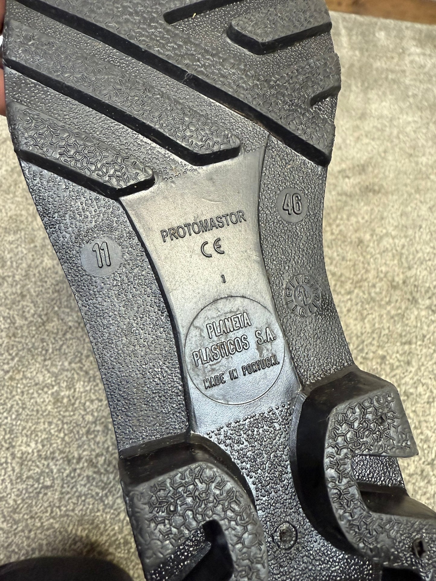 Ex Police Arco Wellington Boots Steel Toe Cap Safety Wellies UK 11