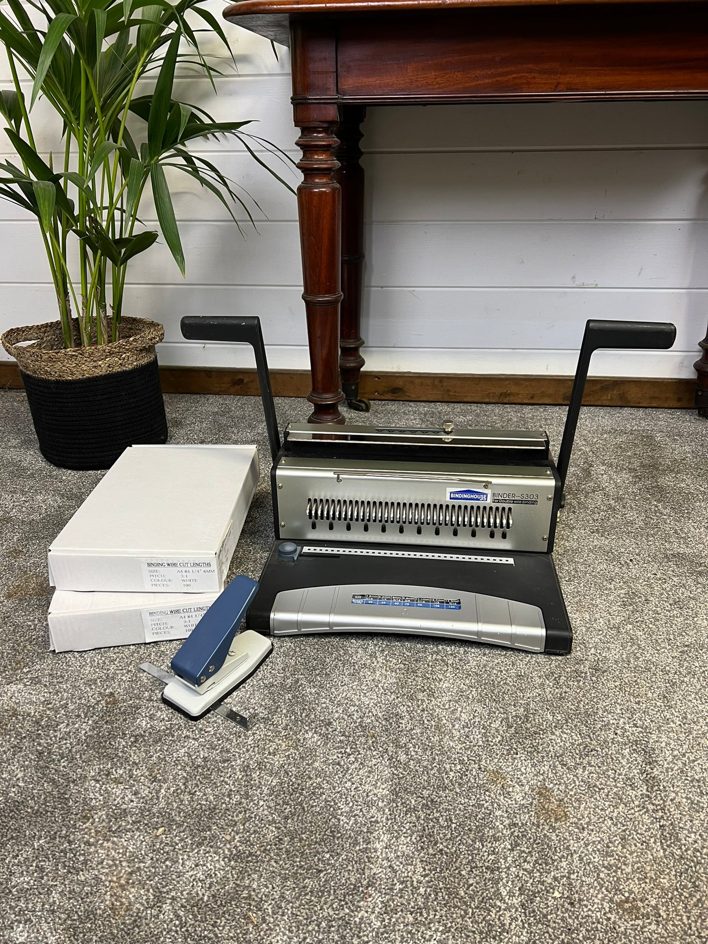 Binder S3030 Double Wire Binder Machine With Wires Calendar Binder Folder Craft Making
