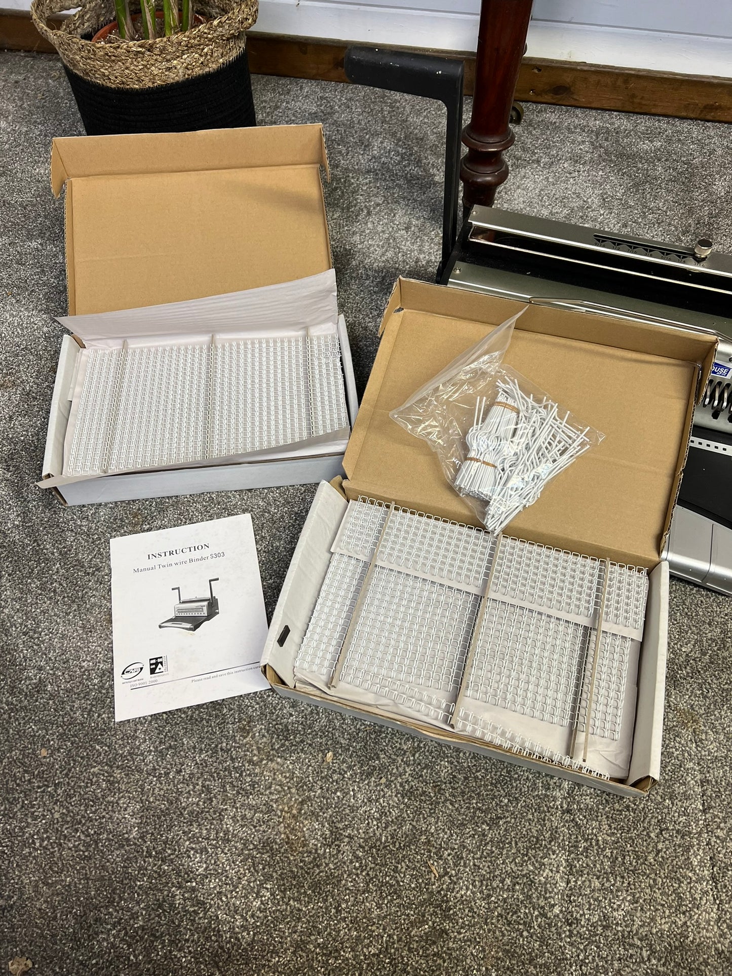 Binder S3030 Double Wire Binder Machine With Wires Calendar Binder Folder Craft Making