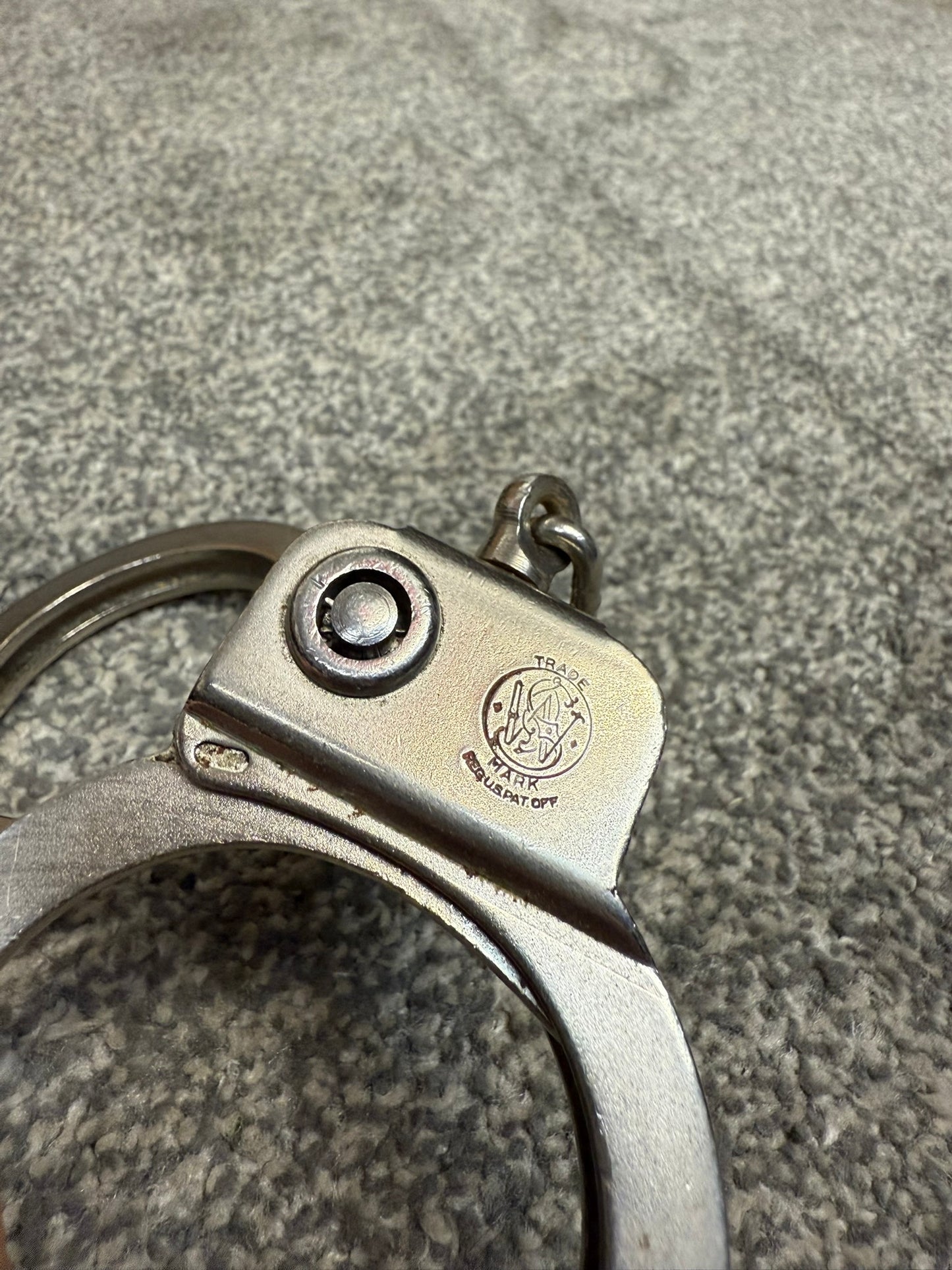 Vintage 1960's Smith & Wesson Handcuffs Model 94 Chain Cuffs - No Key