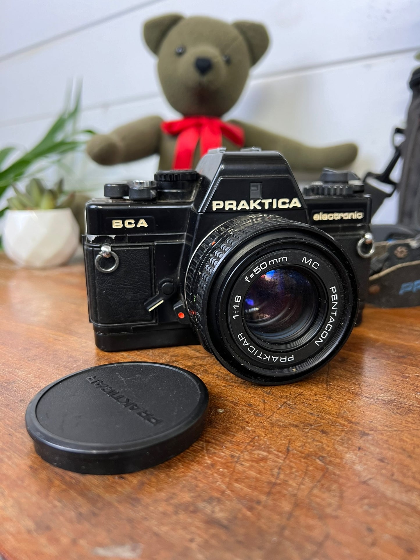 Vintage Camera Bundle Praktica BCA Electronic Camera 2x Lenses & Miranda 700CD Flash