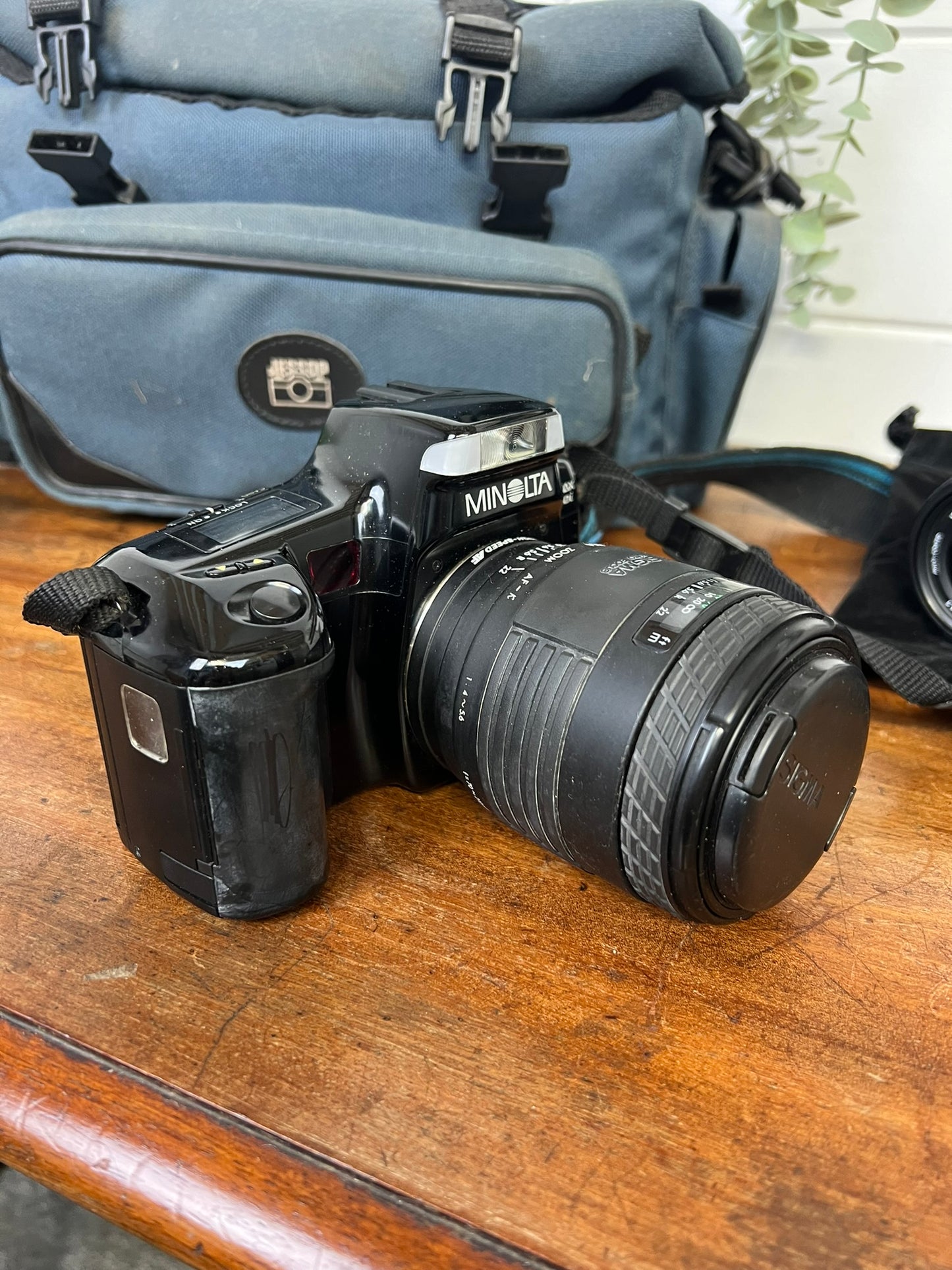 Vintage Minolta Dynax 5000i Camera Bundle With 2x Lenses