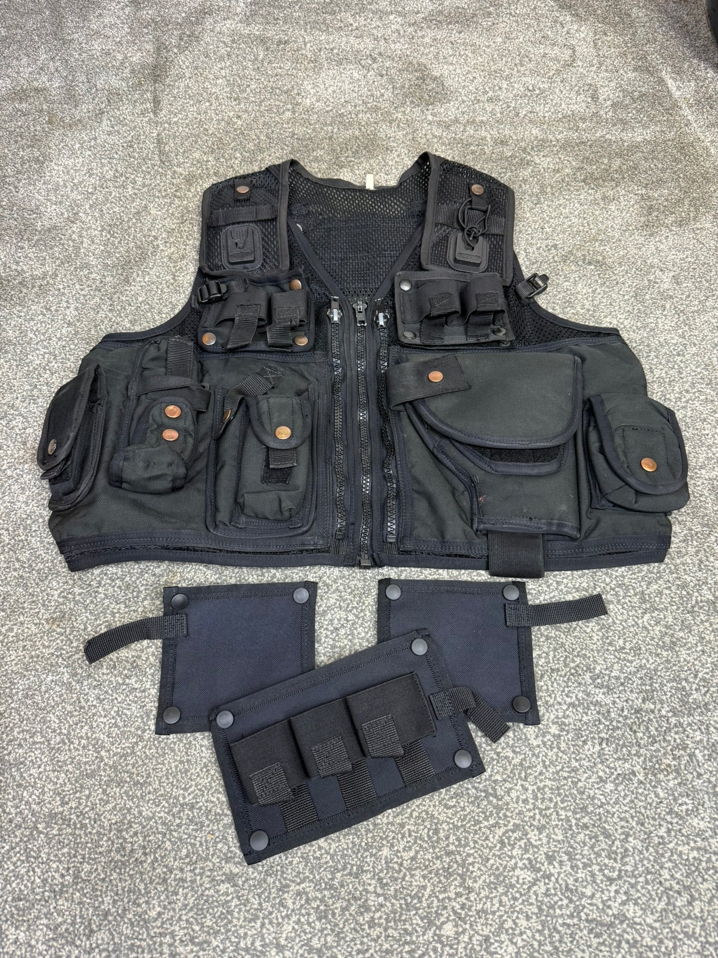 Ex Police Firearms ARU Black Tac Vest X Large Security Patrol