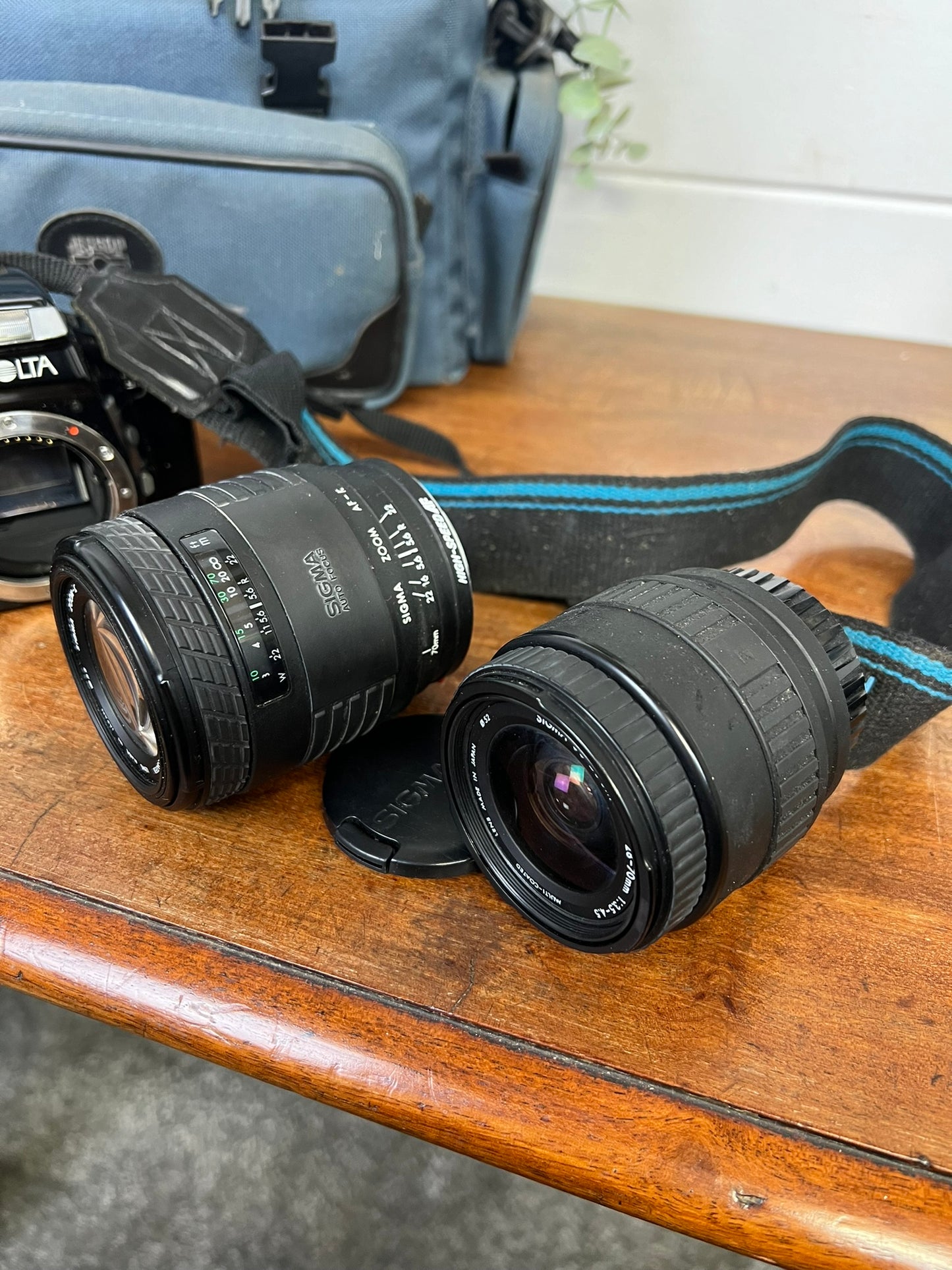 Vintage Minolta Dynax 5000i Camera Bundle With 2x Lenses