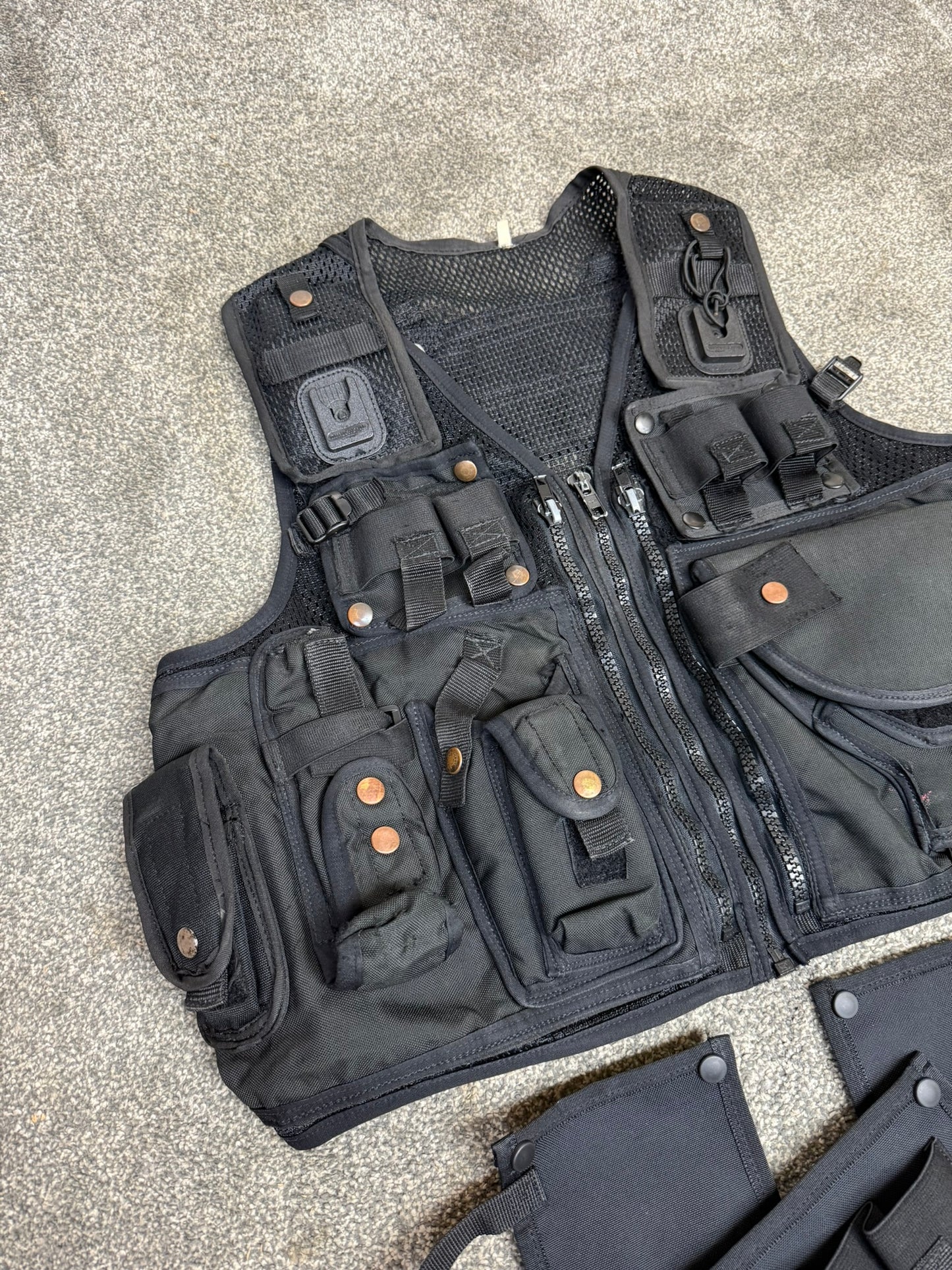 Ex Police Firearms ARU Black Tac Vest X Large Security Patrol