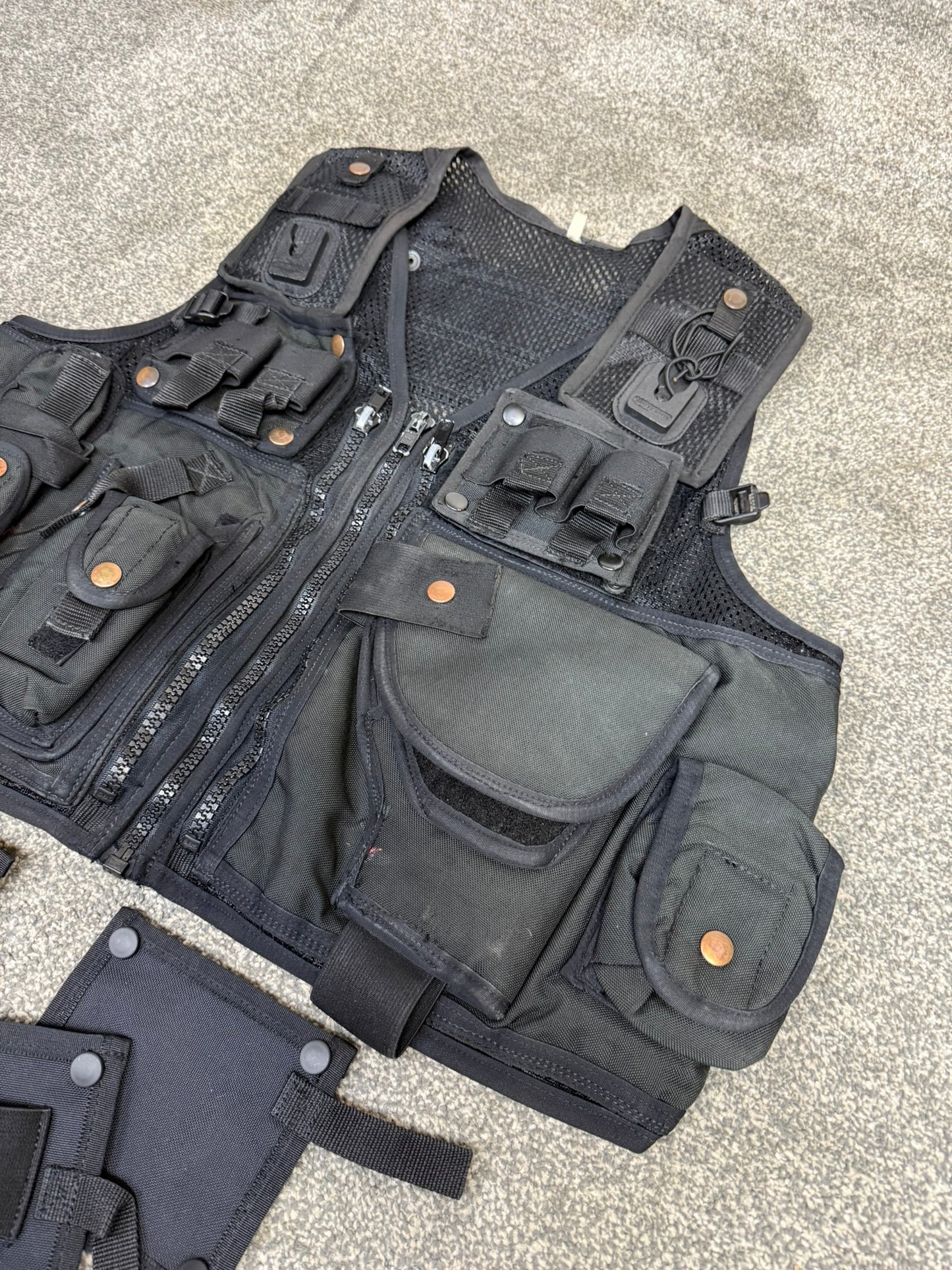 Ex Police Firearms ARU Black Tac Vest X Large Security Patrol