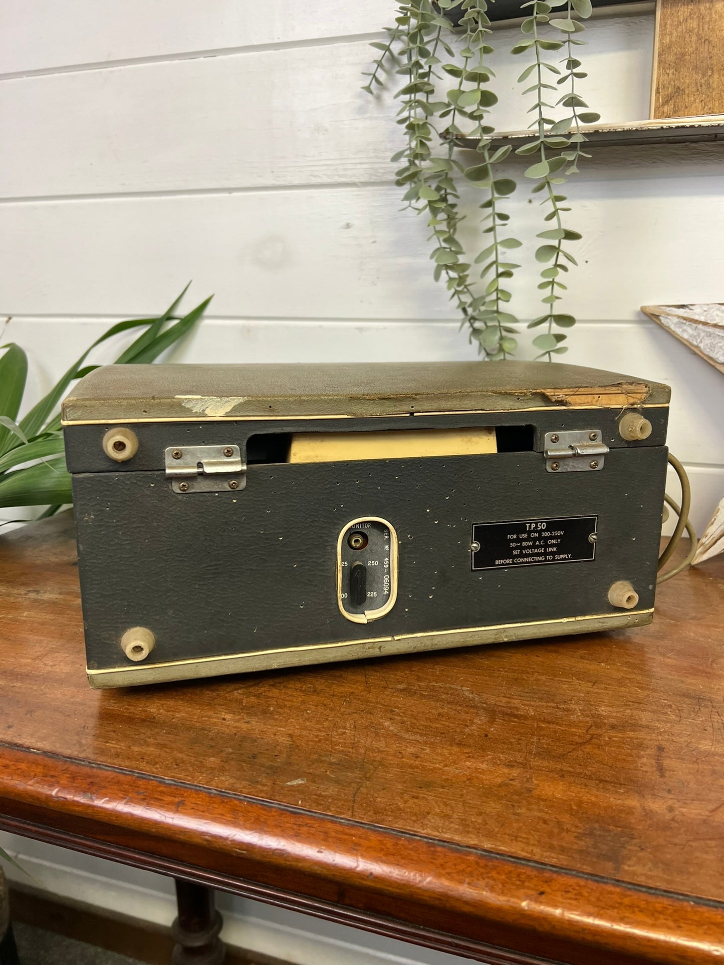 Vintage Bush TP50 Reel to Reel Tape Recorder Player 50's 60's Retro Decor