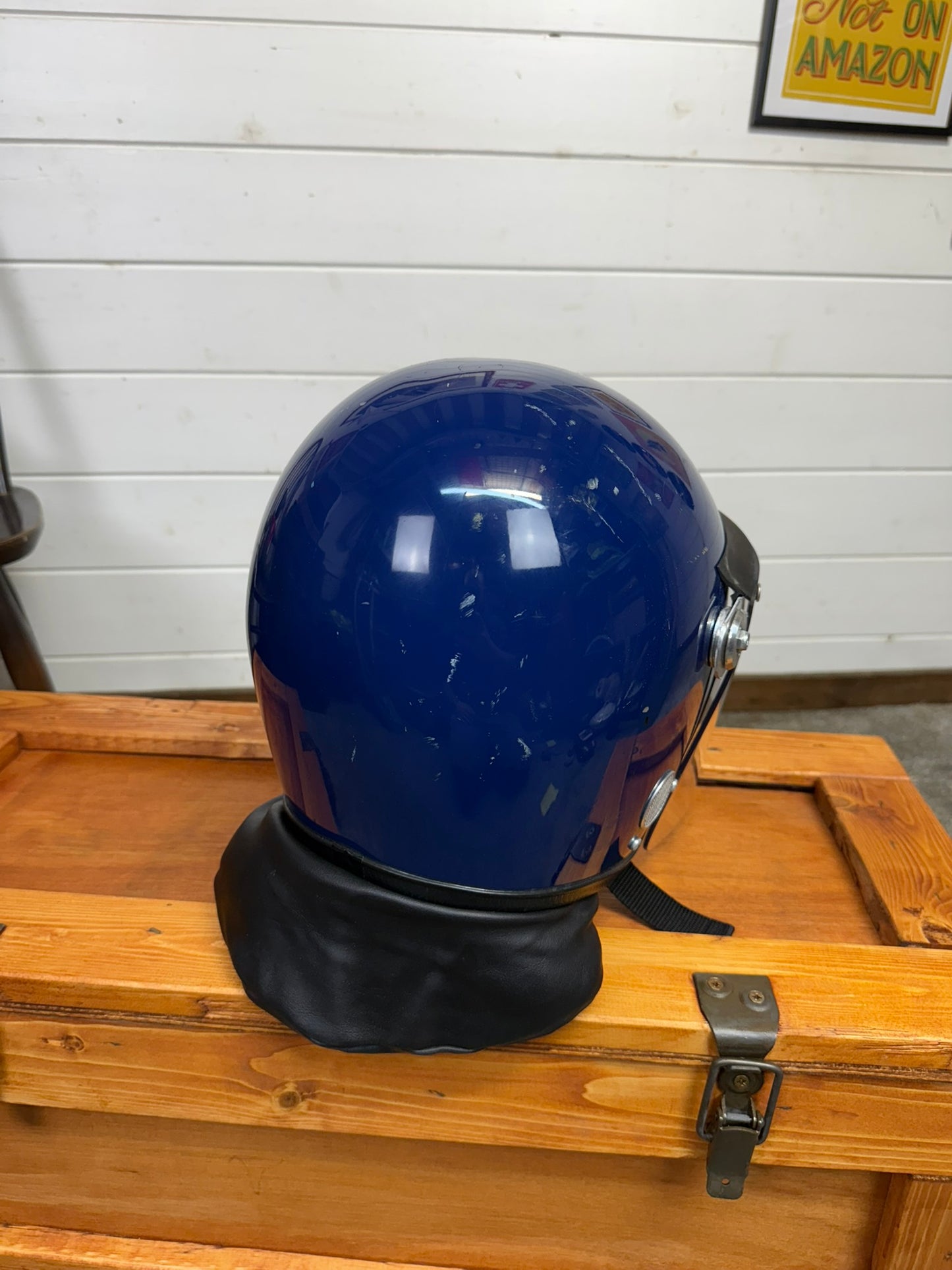 Ex Police Riot Helmet Genuine Obsolete 62-63cm Collectible Theatre Display Fancy Dress Airsoft Paintball