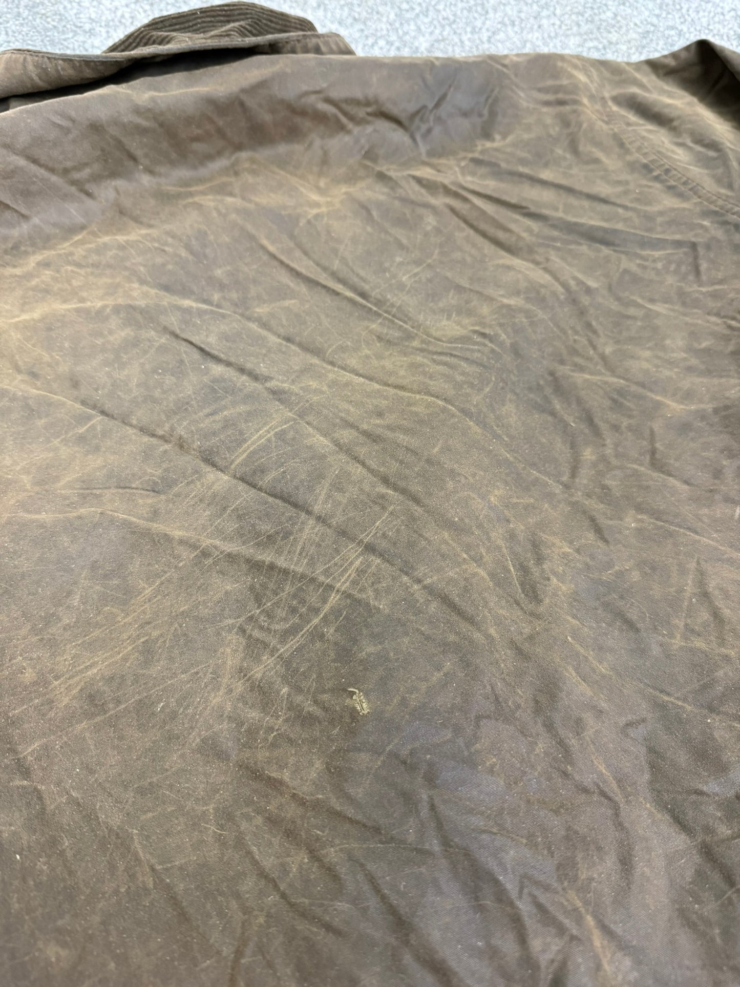 Vintage Barbour Classic Northumbria Wax Jacket Brown C46 / 117cm