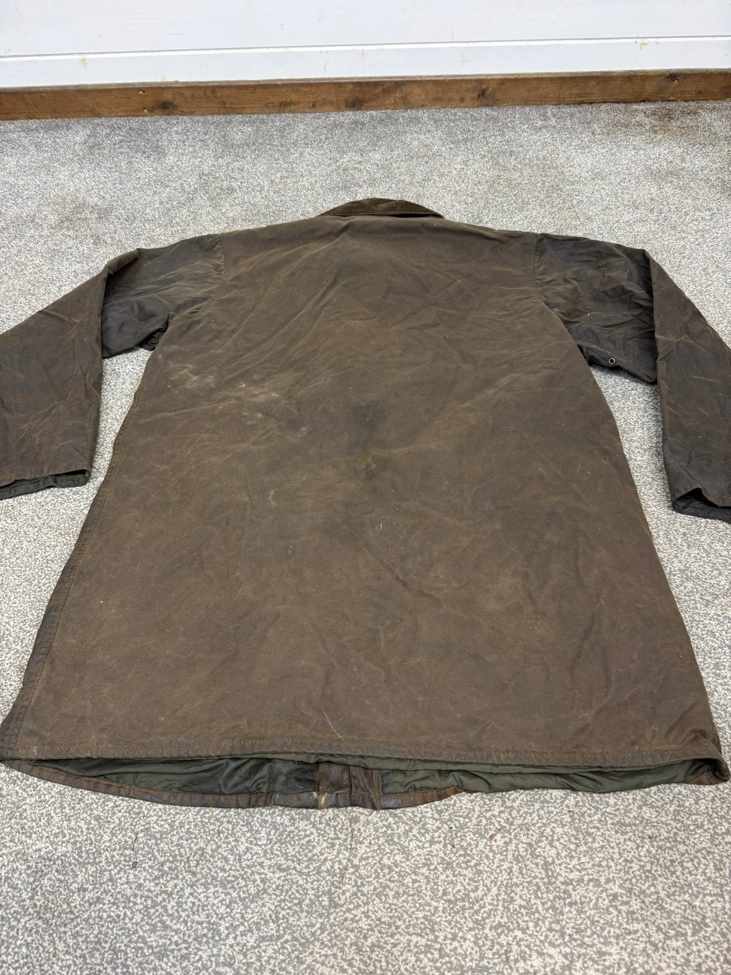 Vintage Barbour Classic Northumbria Wax Jacket Brown