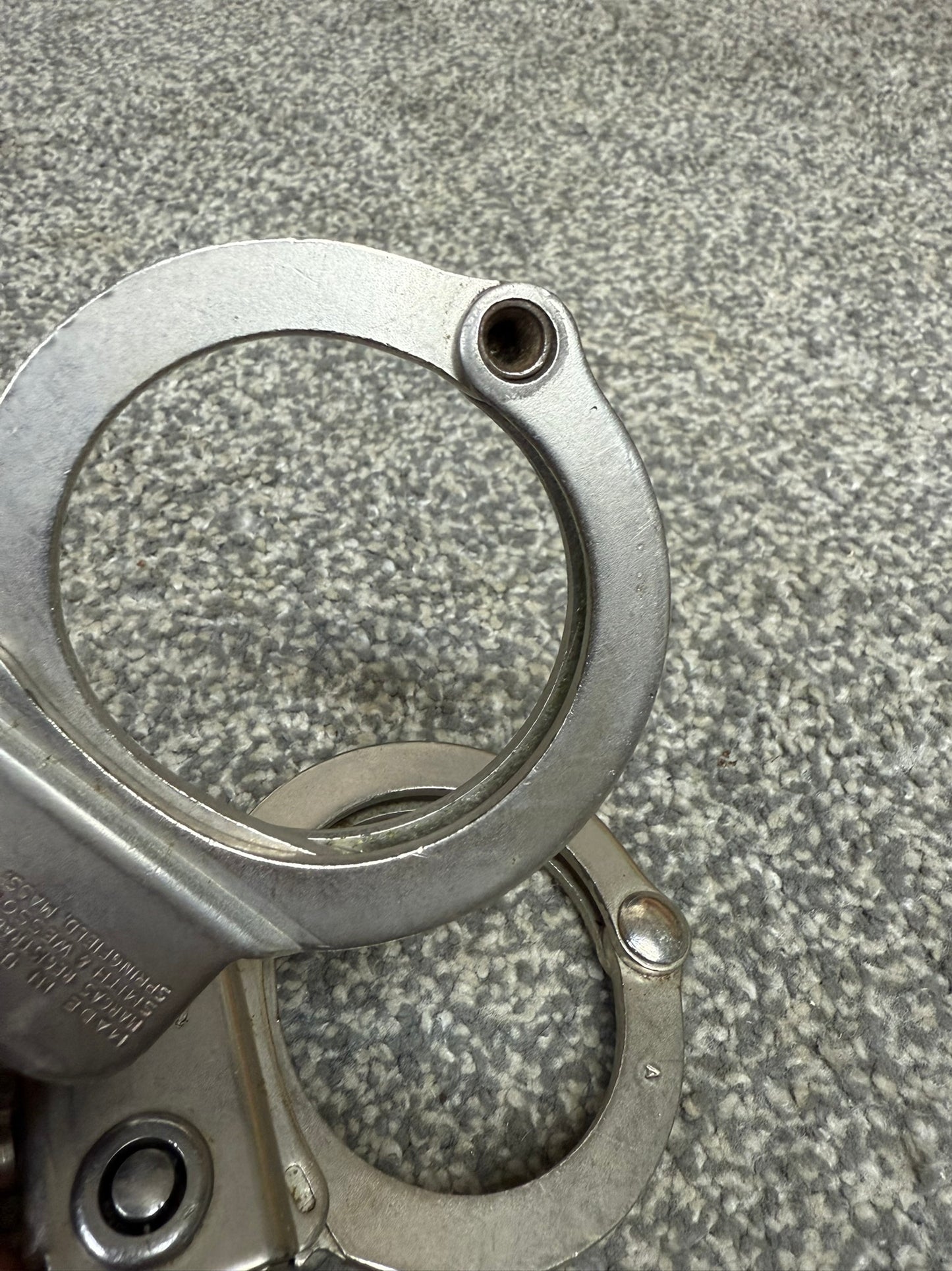 Vintage 1960's Smith & Wesson Handcuffs Model 94 Chain Cuffs - No Key