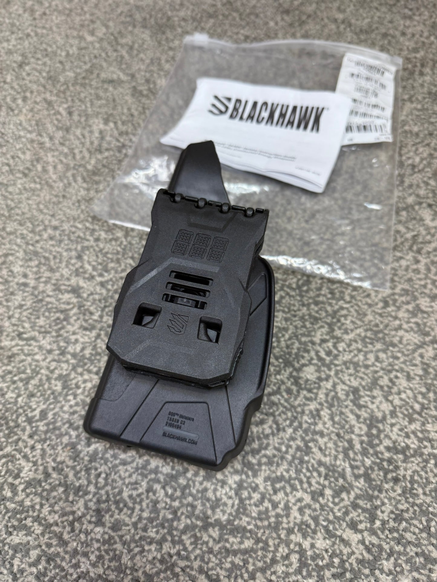 New Ex police Taser X2 Blackhawk Belt Duty Holster RH
