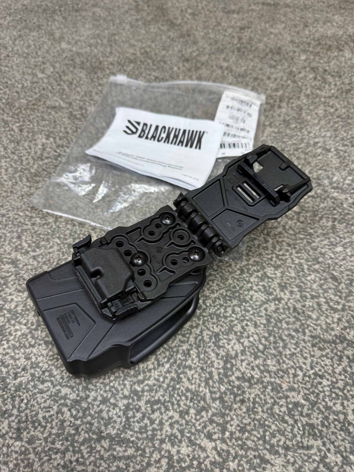 New Ex police Taser X2 Blackhawk Belt Duty Holster RH