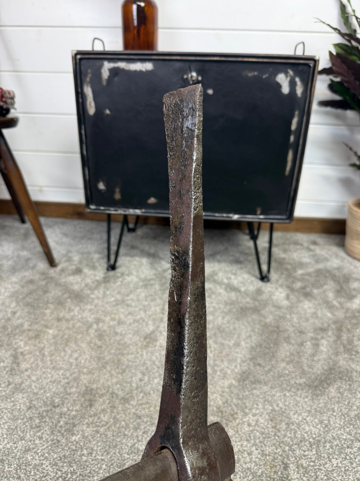 Vintage WW2 1942 Military Pickaxe Robert Burley & Sons Co With Hardy Pick Sheffield Head