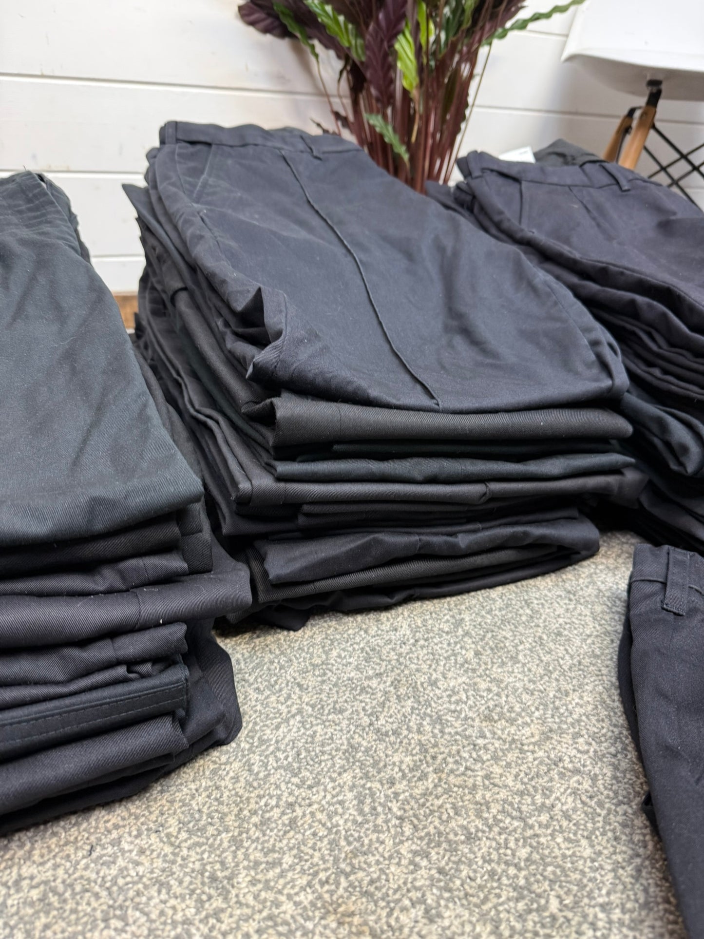 43x Ex Police Dress Trousers Good Job Lot Security Uniform Theatre Film Hire