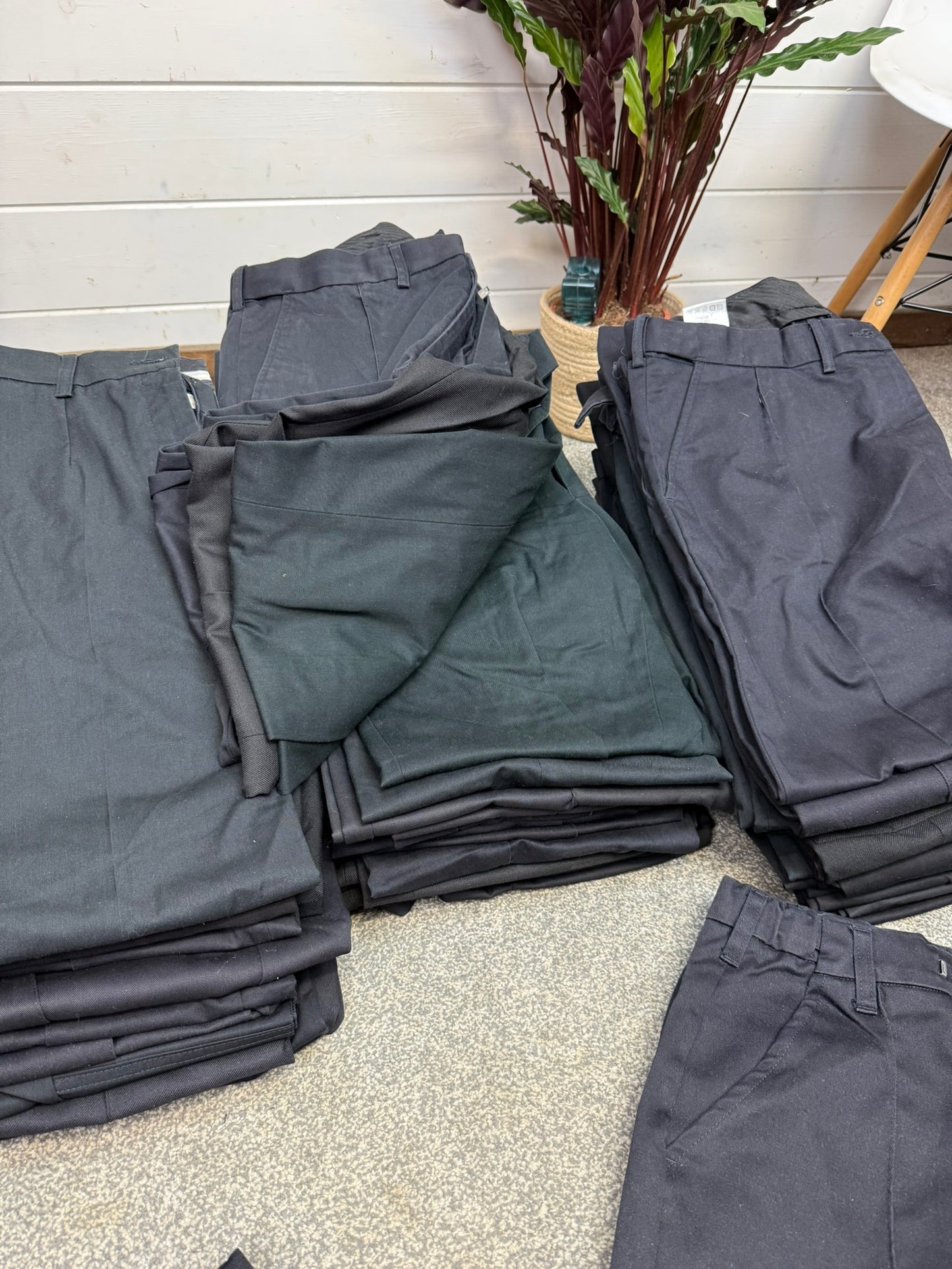 43x Ex Police Dress Trousers Good Job Lot Security Uniform Theatre Film Hire