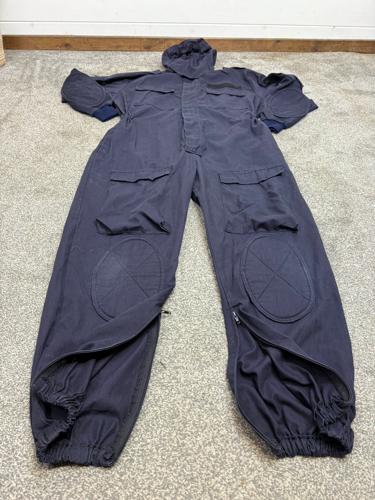 Ex Police Derby Unitex Riot Coverall Overall 45.5" X Large Mechanic Recovery Airsoft Garage Farm
