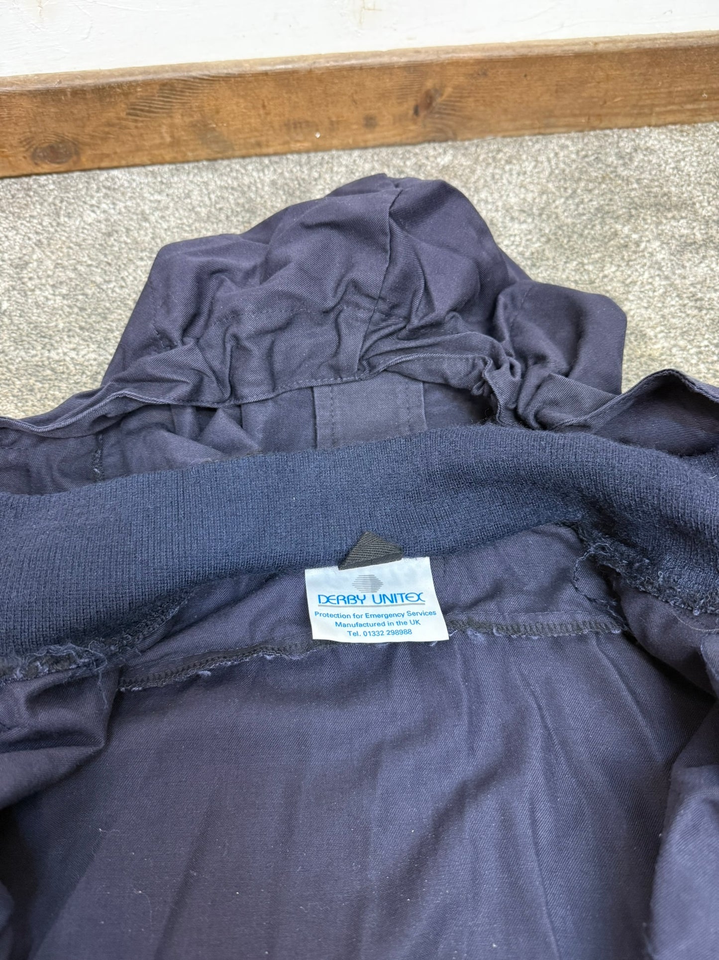 Ex Police Derby Unitex Riot Coverall Overall 45.5" X Large Mechanic Recovery Airsoft Garage Farm