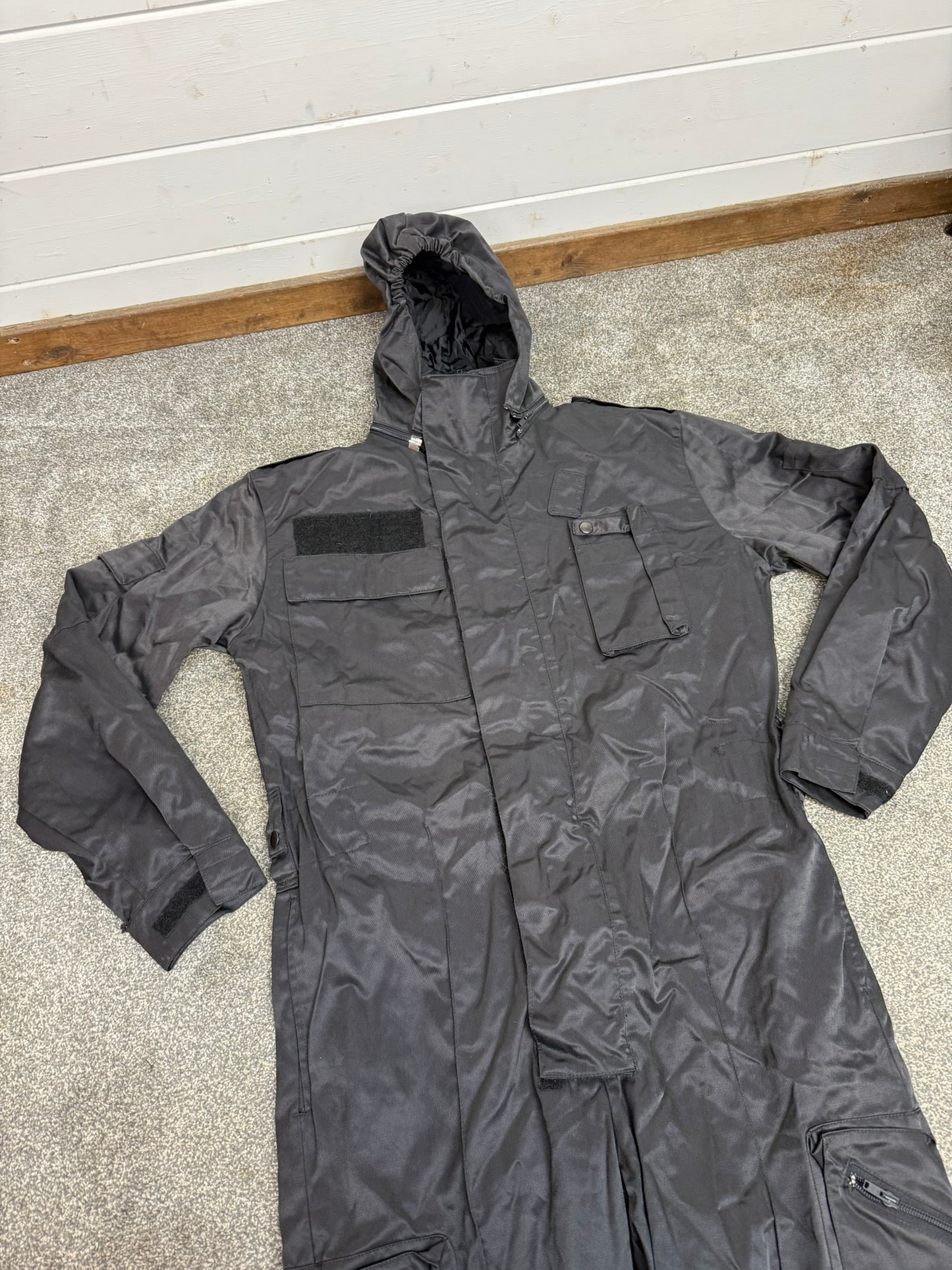Ex Police Coverall Padded Overalls 39" MEDIUM Mechanic Recovery Airsoft Garage Farm