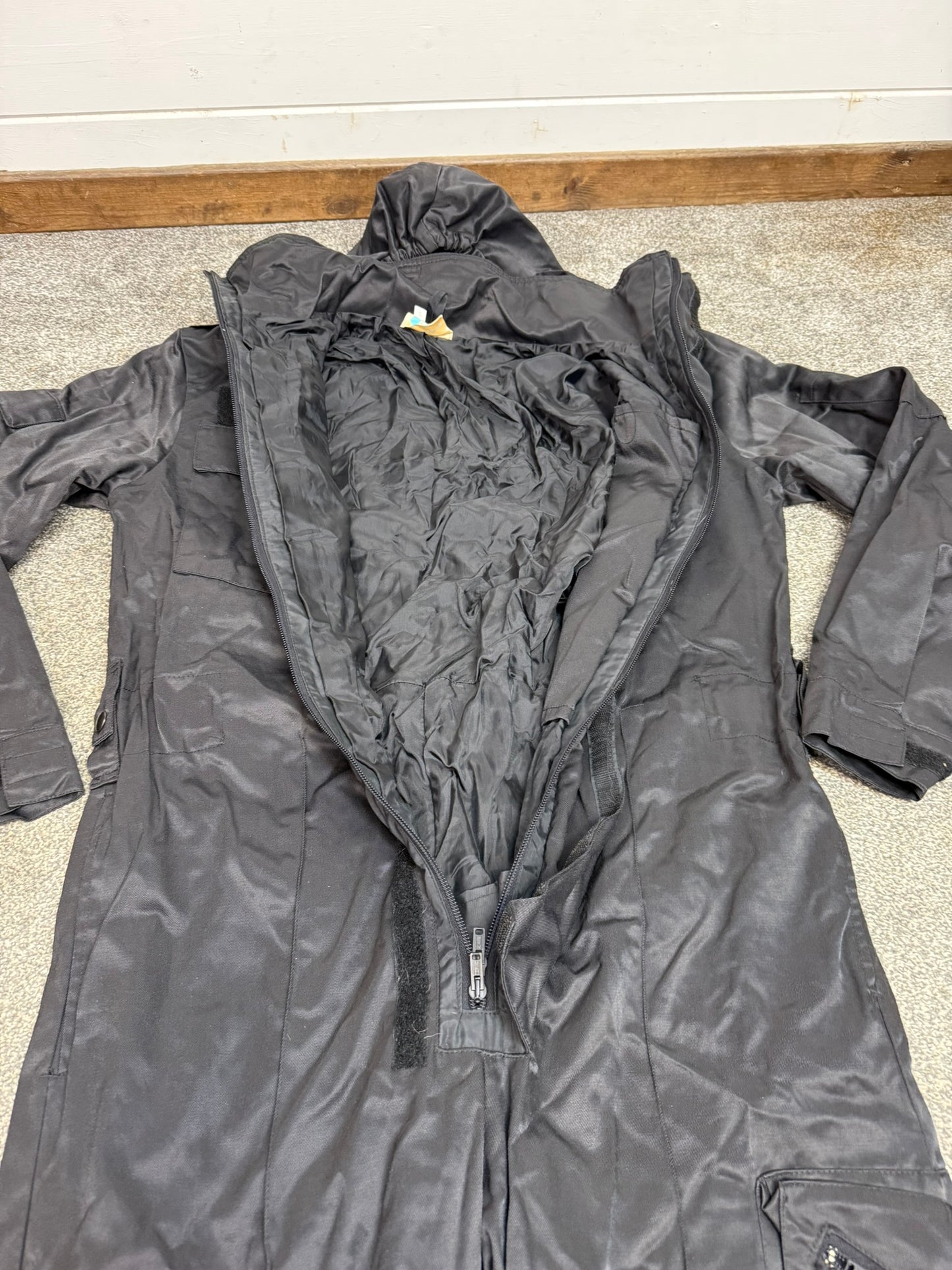 Ex Police Coverall Padded Overalls 39" MEDIUM Mechanic Recovery Airsoft Garage Farm