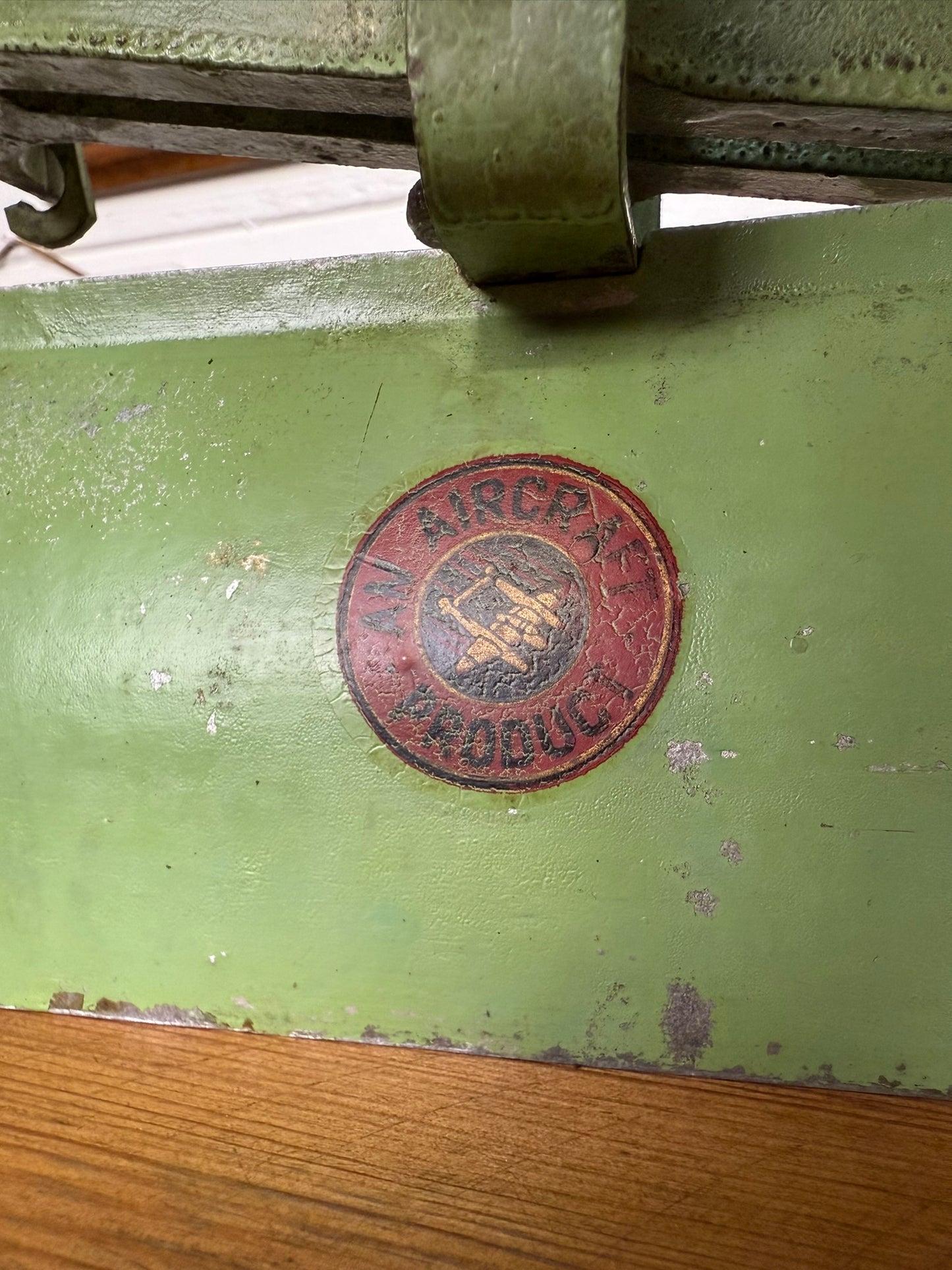 Vintage "Aircraft Product" Cast Aluminium Kitchen Balance Scales & Weights Vintage Retro Farmhouse Weighing Scales