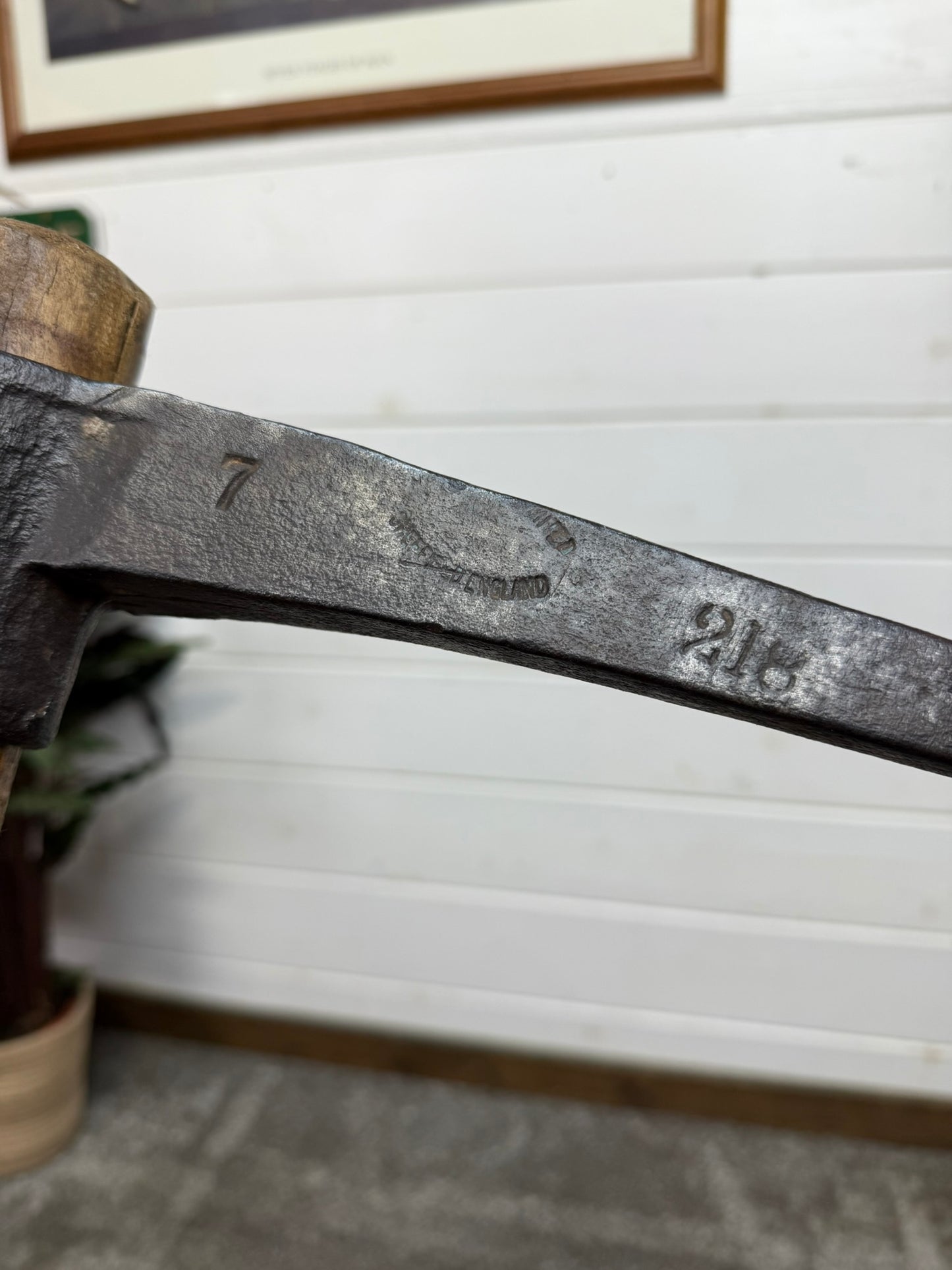 Vintage Long Handle Pioneer Pick Axe Reclaimed Pickaxe
